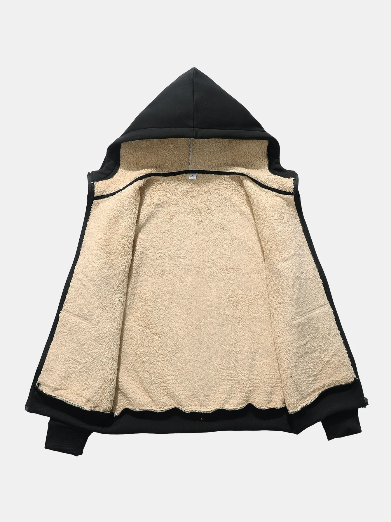 Teddy Lined Zip Up Hoodie & Jogger Pants - Image 4