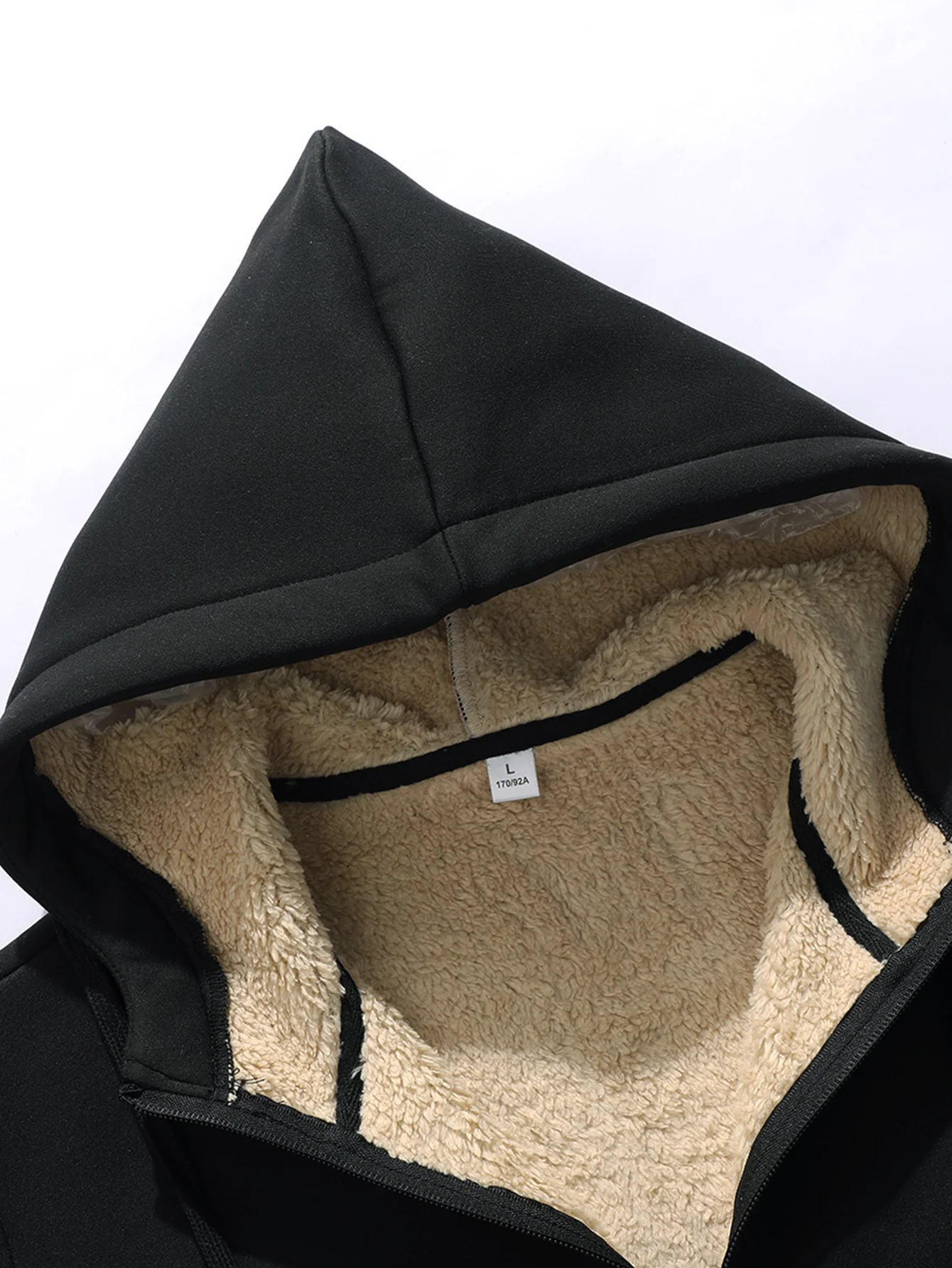 Teddy Lined Zip Up Hoodie & Jogger Pants - Image 5