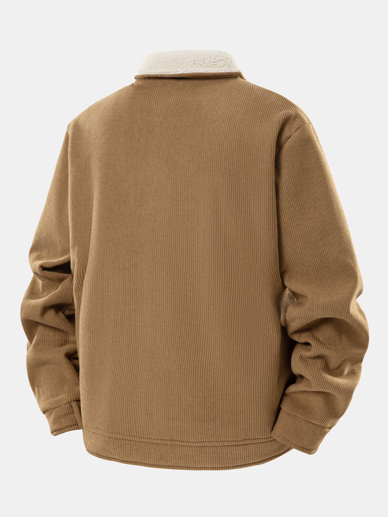 Teddygefütterte Cordjacke mit Reißverschluss - Image 2