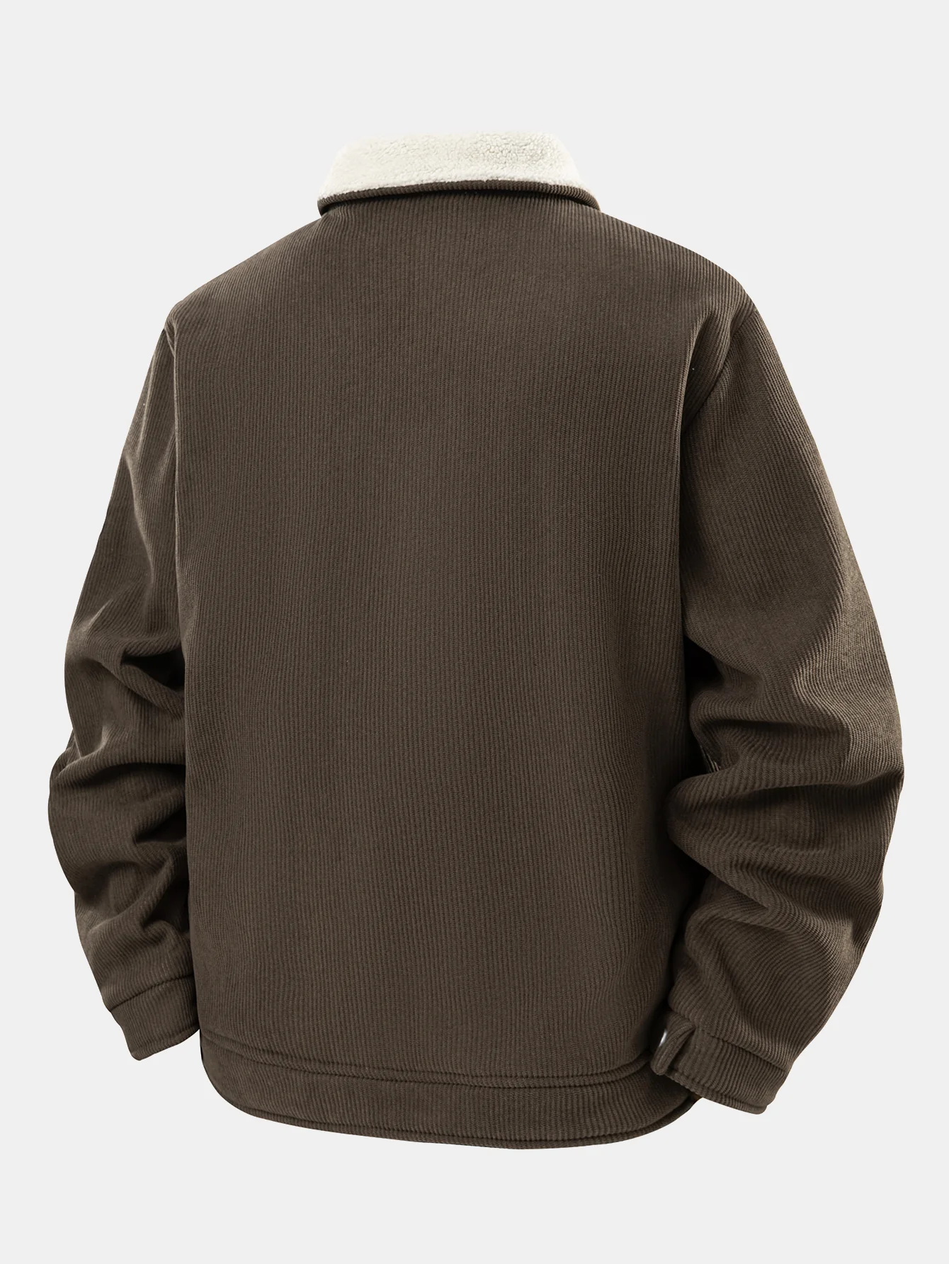 Teddygefütterte Cordjacke mit Reißverschluss - Image 6
