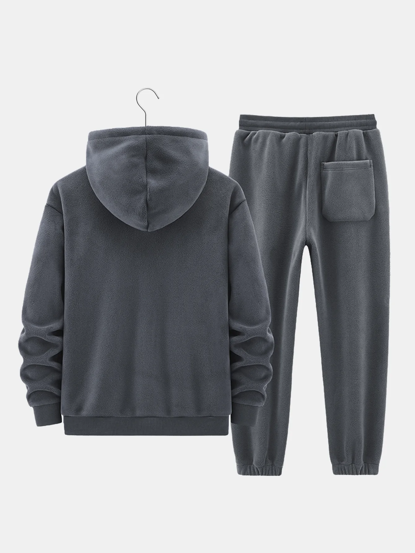 Fleece-Lined Zip Up Hoodie & Jogger Pants - Image 6