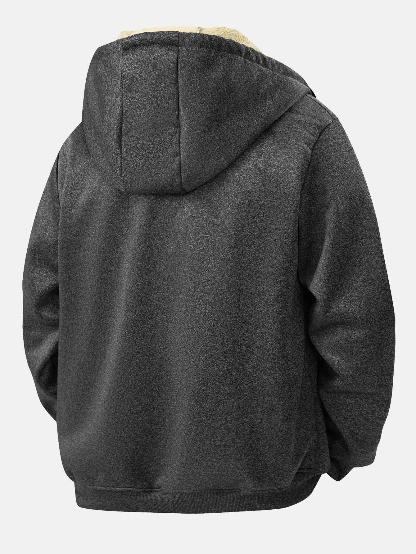 Teddy gefütterter Reißverschluss-Hoodie - Image 5