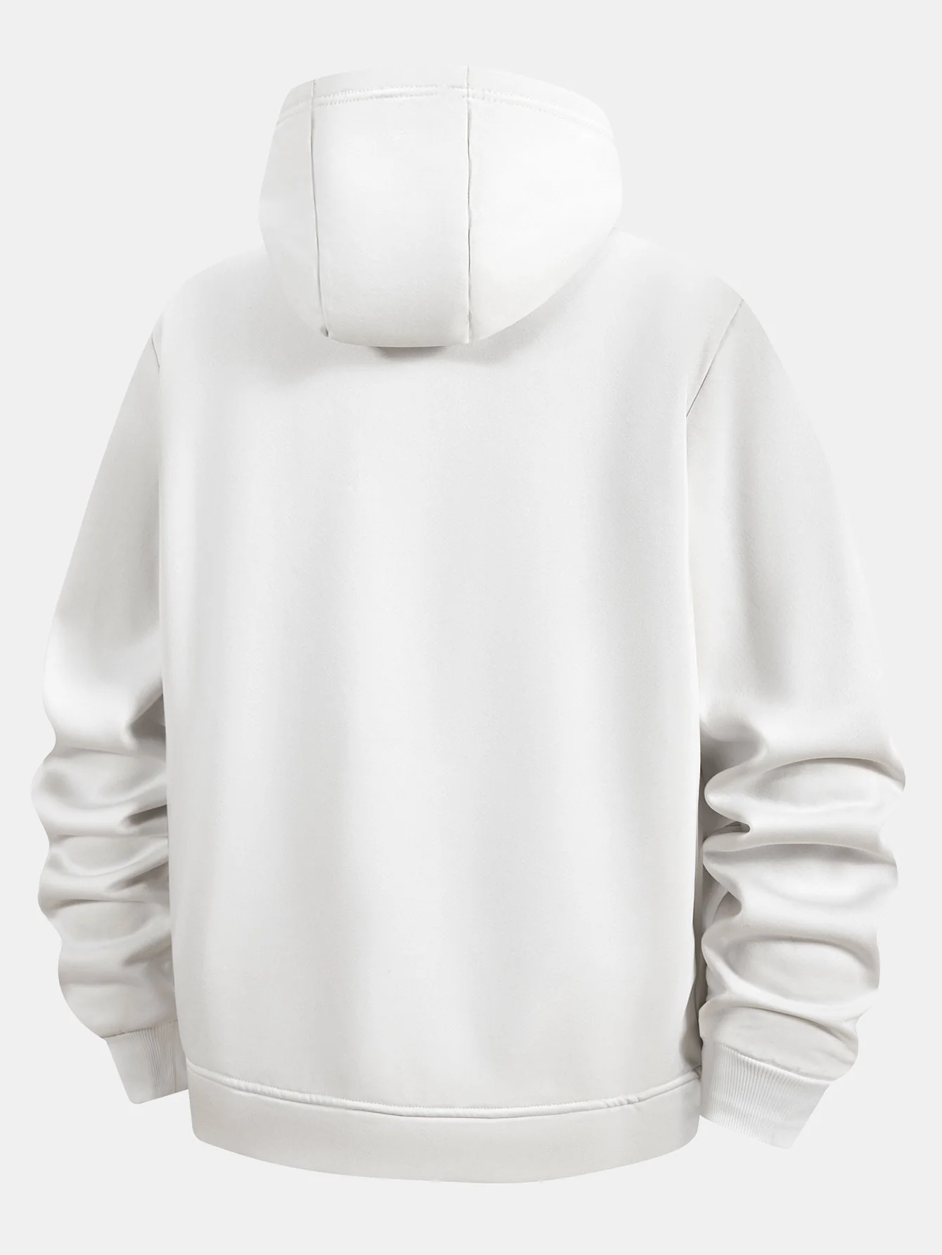 Teddy gefütterter Kapuzenpullover mit Reißverschluss und Kängurutasche - Image 12