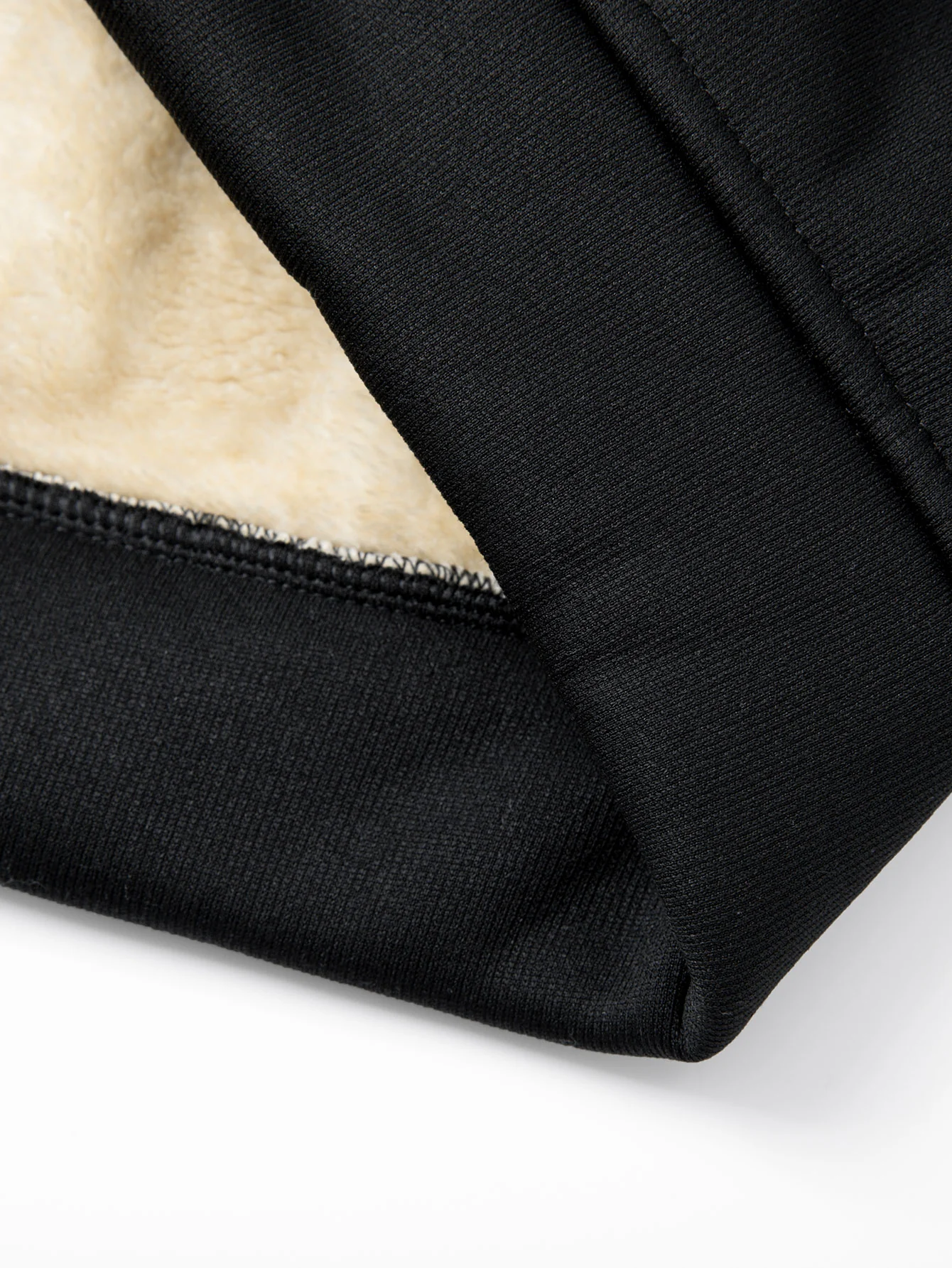 Teddy gefütterter Kapuzenpullover mit Reißverschluss und Kängurutasche - Image 14