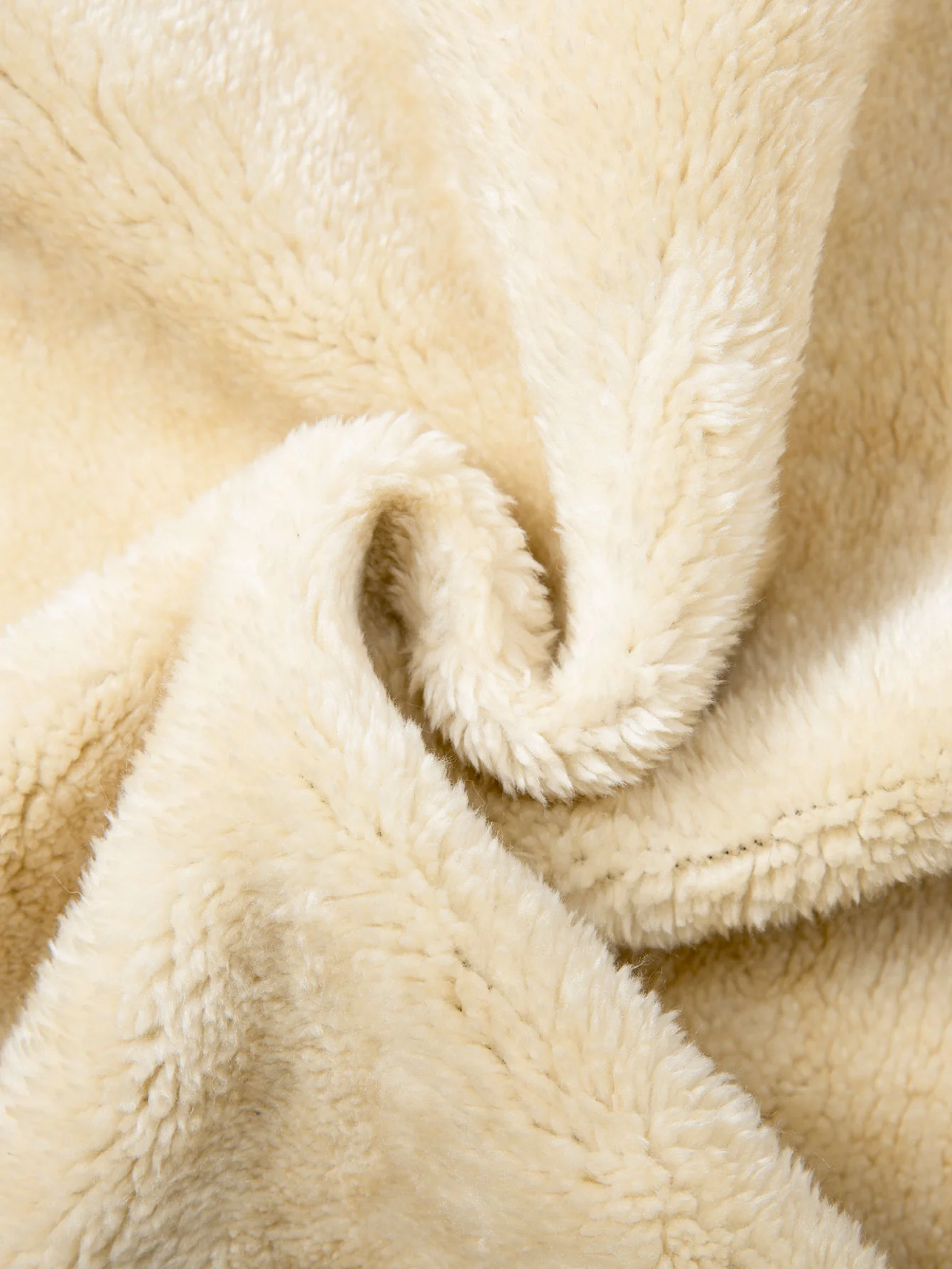 Teddy gefütterter Kapuzenpullover mit Reißverschluss und Kängurutasche - Image 18