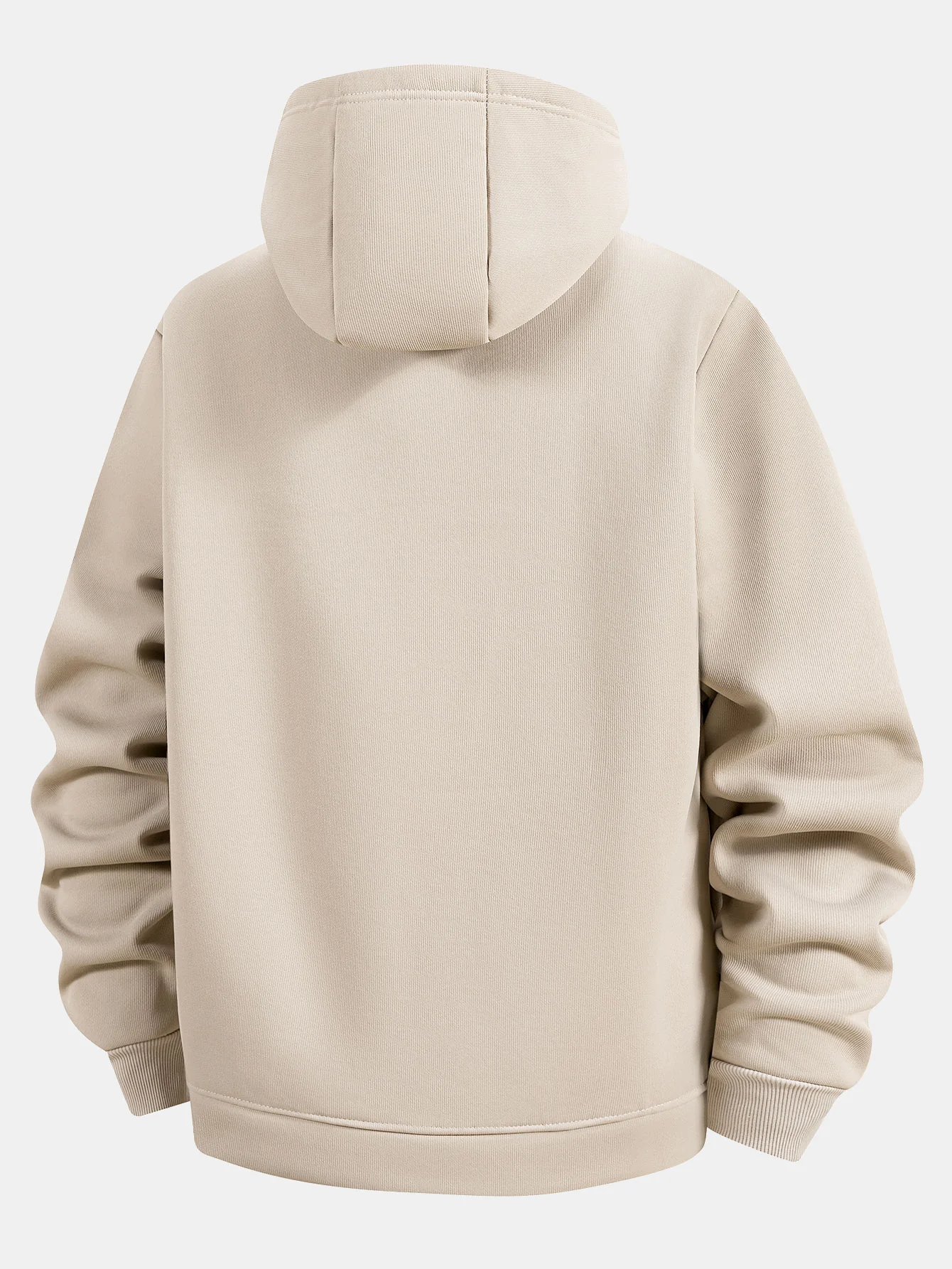 Teddy gefütterter Kapuzenpullover mit Reißverschluss und Kängurutasche - Image 6