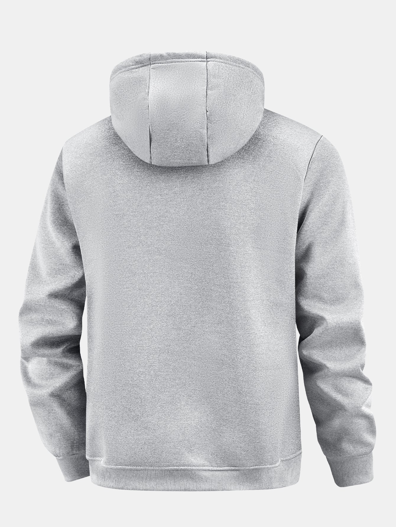 Teddy gefütterter Kapuzenpullover mit Reißverschlusstasche - Image 10