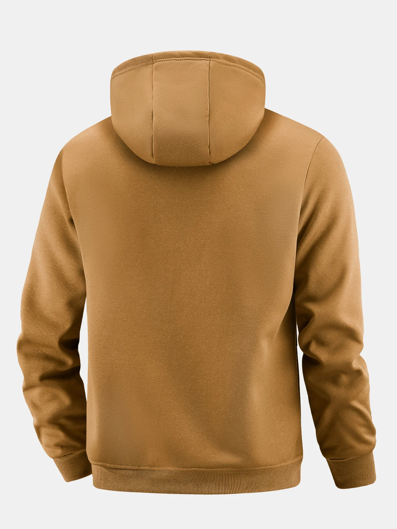 Teddy gefütterter Kapuzenpullover mit Reißverschlusstasche - Image 2