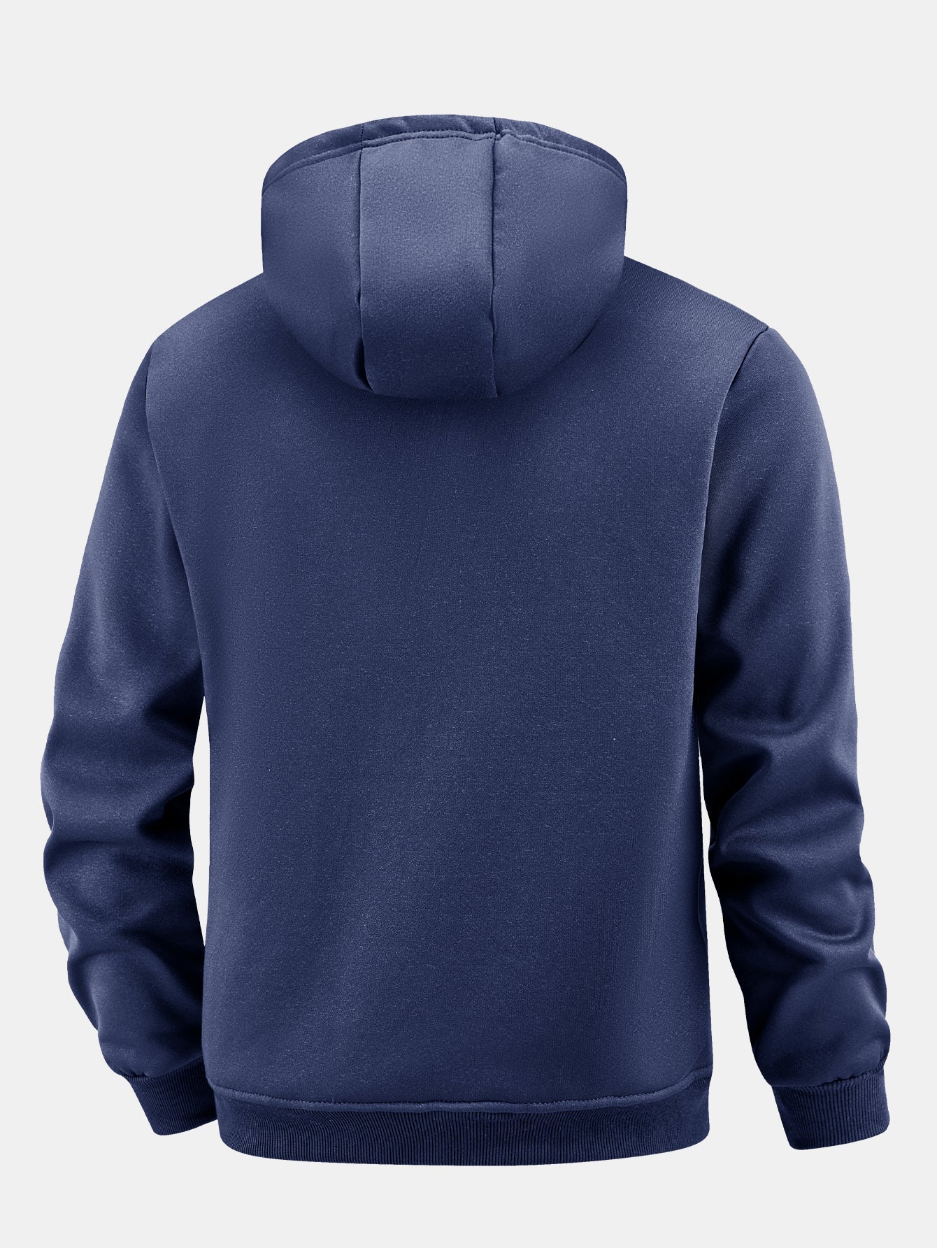 Teddy gefütterter Kapuzenpullover mit Reißverschlusstasche - Image 6