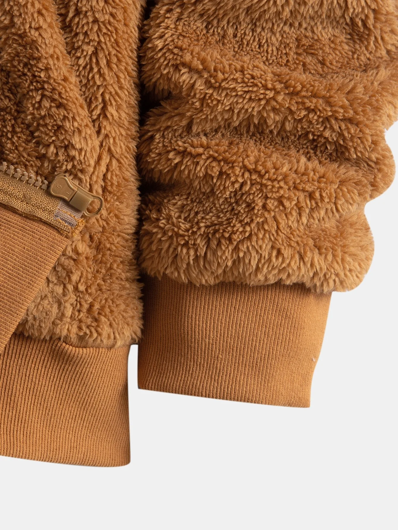 Teddy Zip-Up Kapuzenmantel & Teddy Jogginghose - Image 9