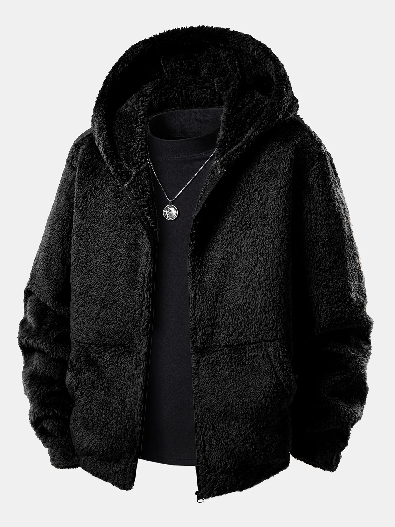 Teddy Zip Up Hoodie - Image 3