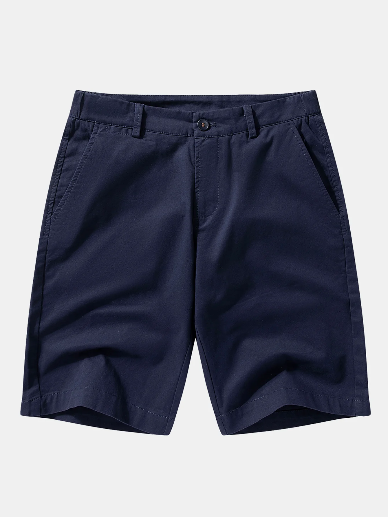 Strukturkontrast Strick V-Ausschnitt Poloshirts & Baumwoll Chino Shorts - Image 13
