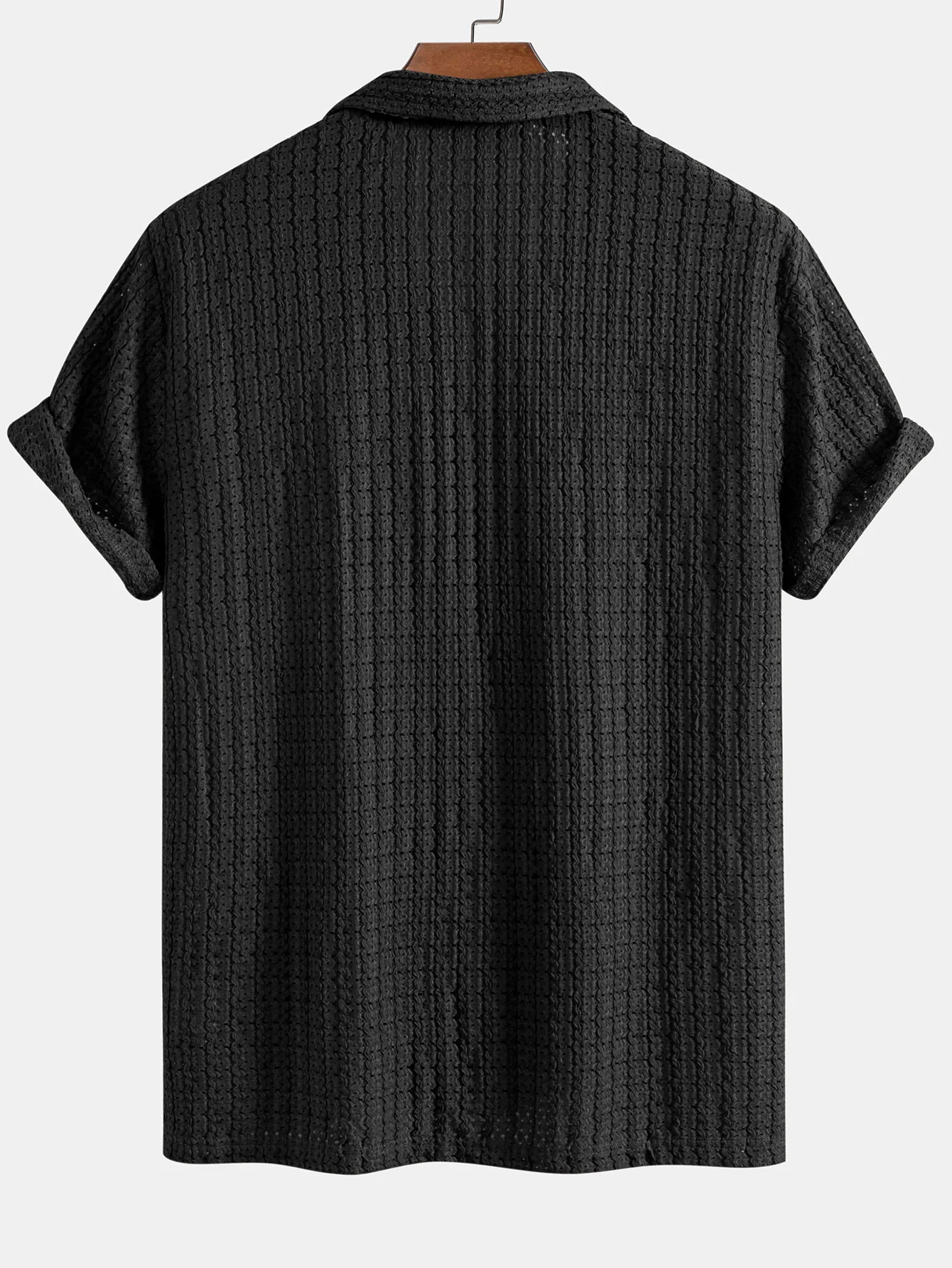 Textur Jacquard Kubanisches Hemd - Image 6