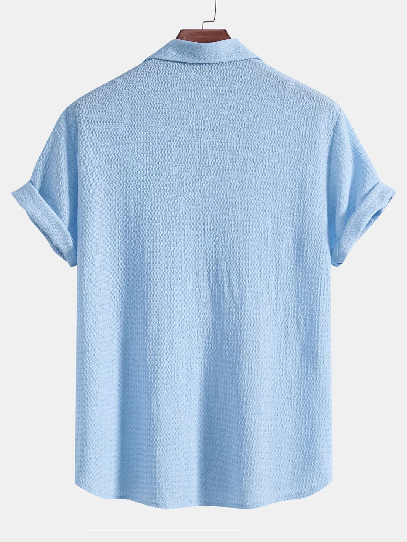 Strukturierte Button-Up-Hemd - Image 4