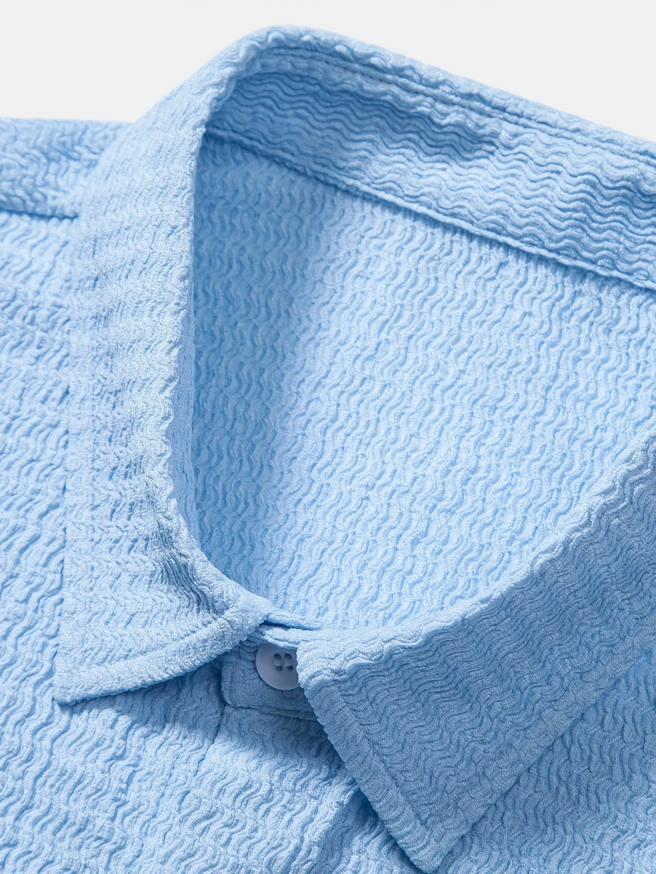 Strukturierte Button-Up-Hemd - Image 5