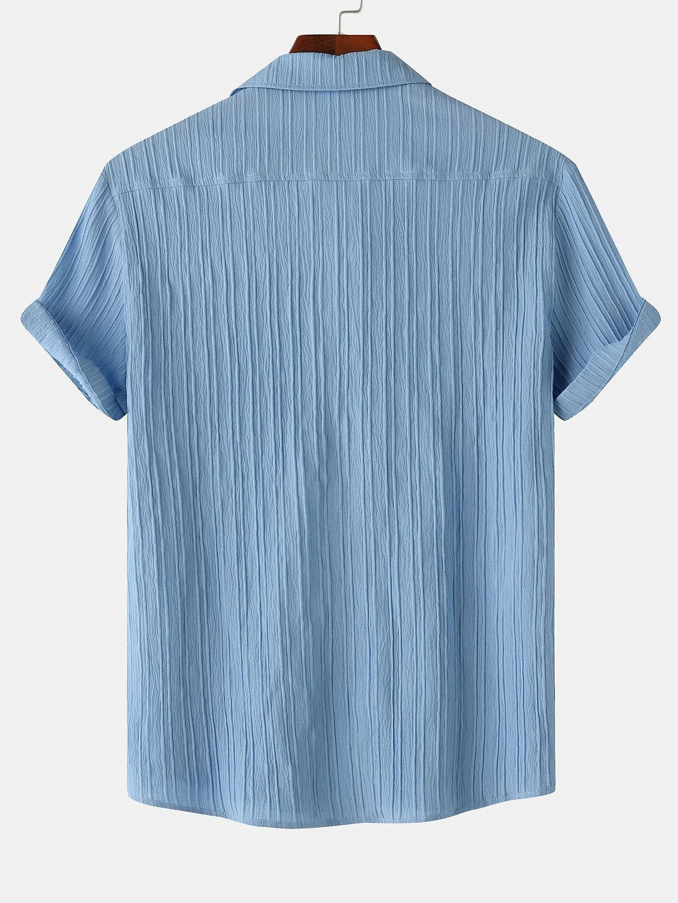 Strukturierte Button-Up-Hemd - Image 11