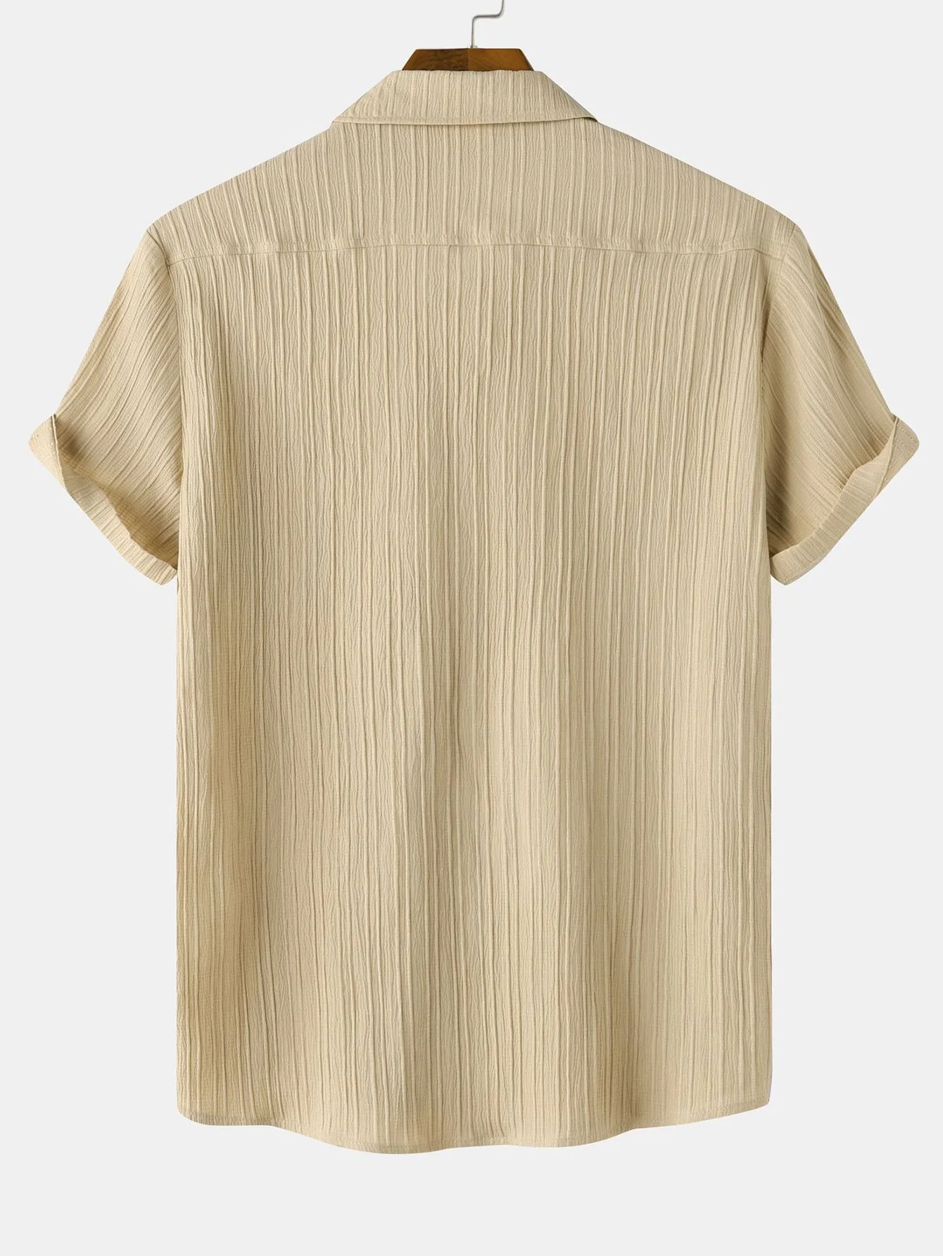 Strukturierte Button-Up-Hemd - Image 12
