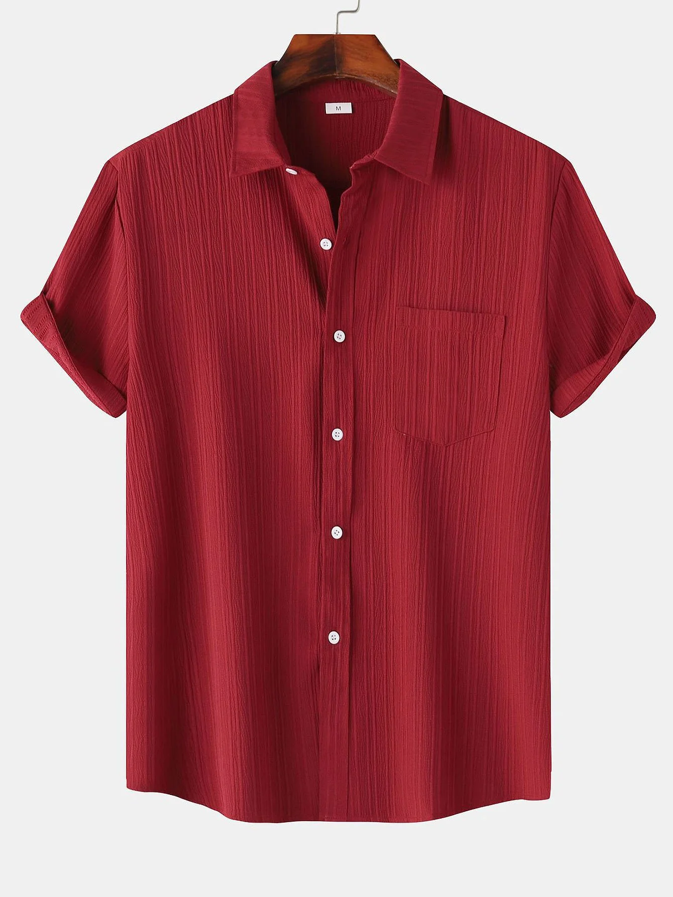 Strukturierte Button-Up-Hemd - Image 7