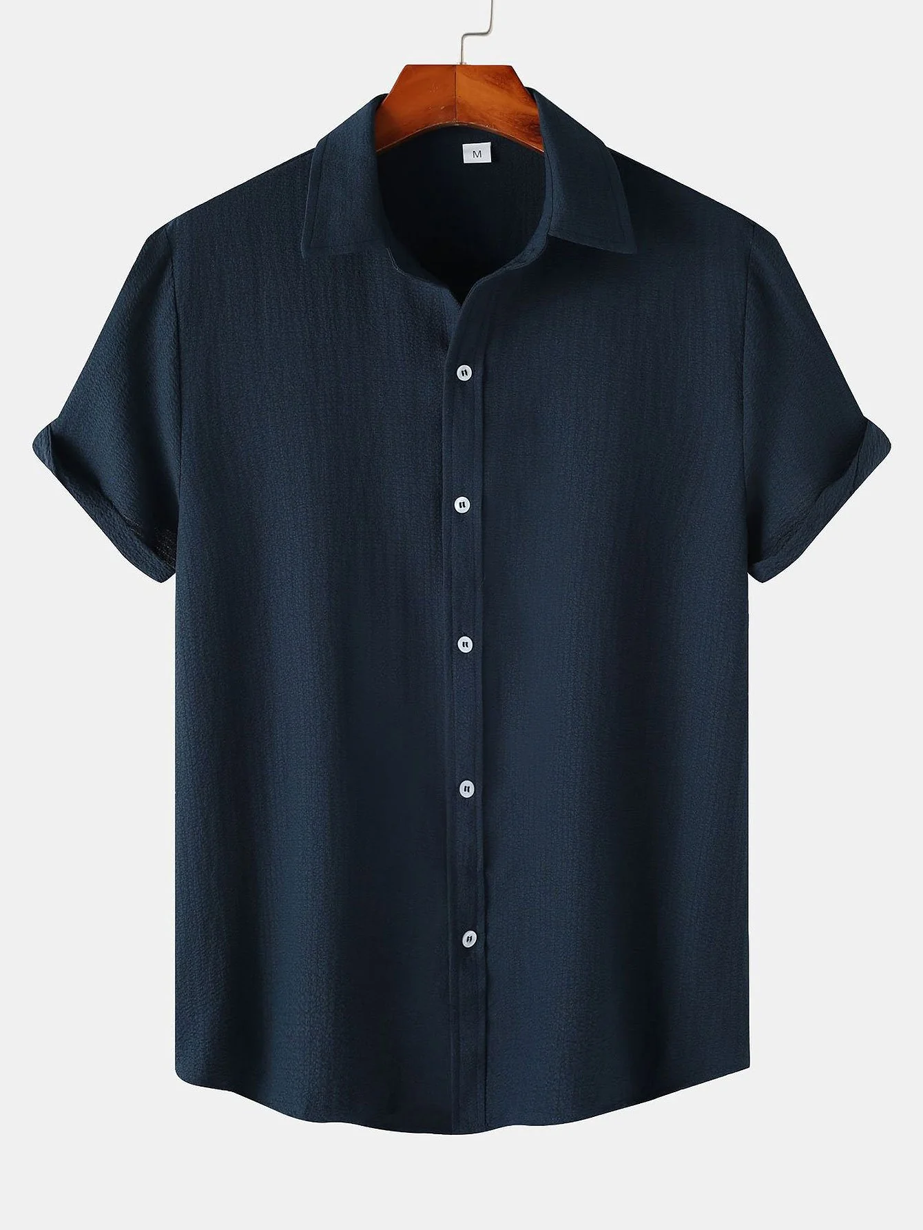 Strukturierte Button-Up-Hemd - Image 3