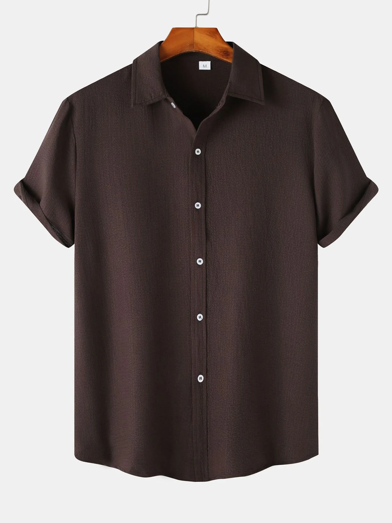 Strukturierte Button-Up-Hemd - Image 6