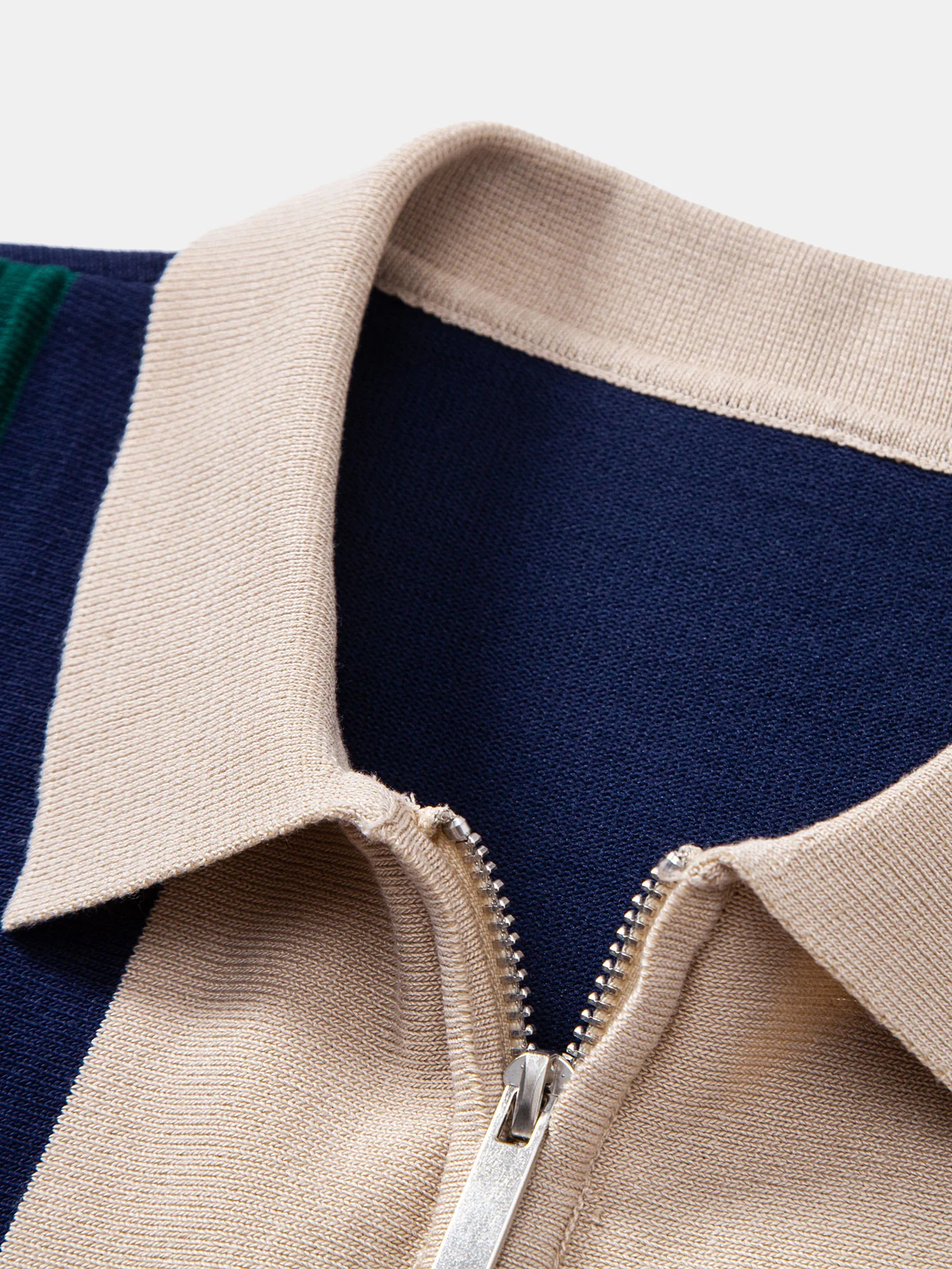 Strukturierte Farbblock Strick Poloshirts & Schlanke, Verjüngte Hose - Image 18