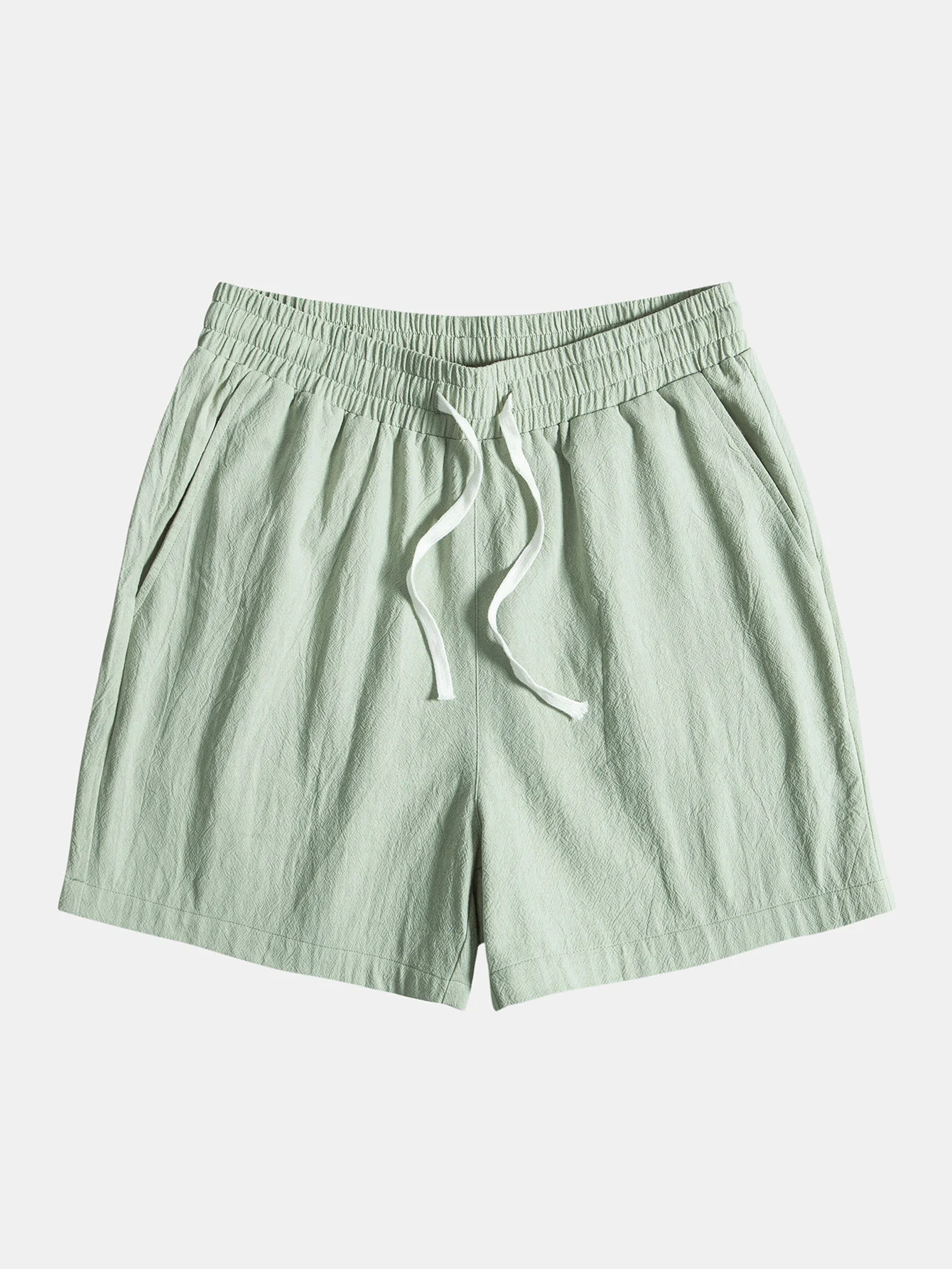 Strukturierte Baumwoll-Reversbluse & 5" Shorts - Image 12