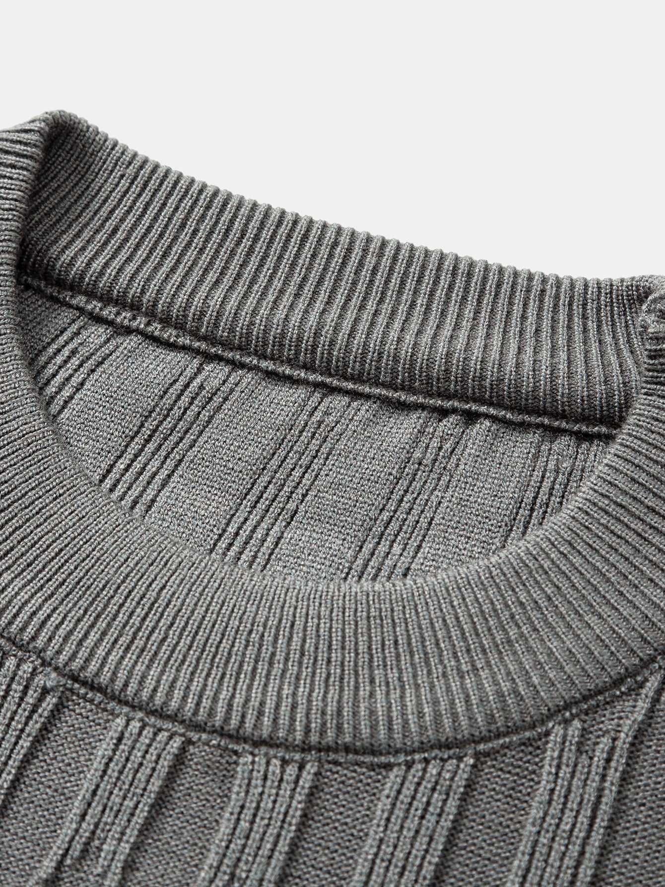 Strukturierter Pullover mit Rundhalsausschnitt - Image 13