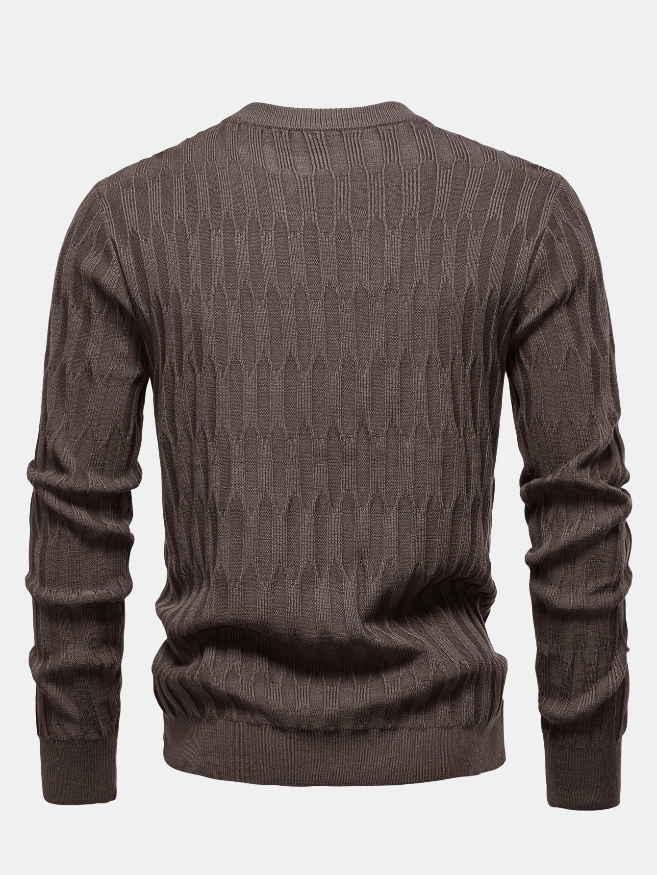 Strukturierter Pullover mit Rundhalsausschnitt - Image 2