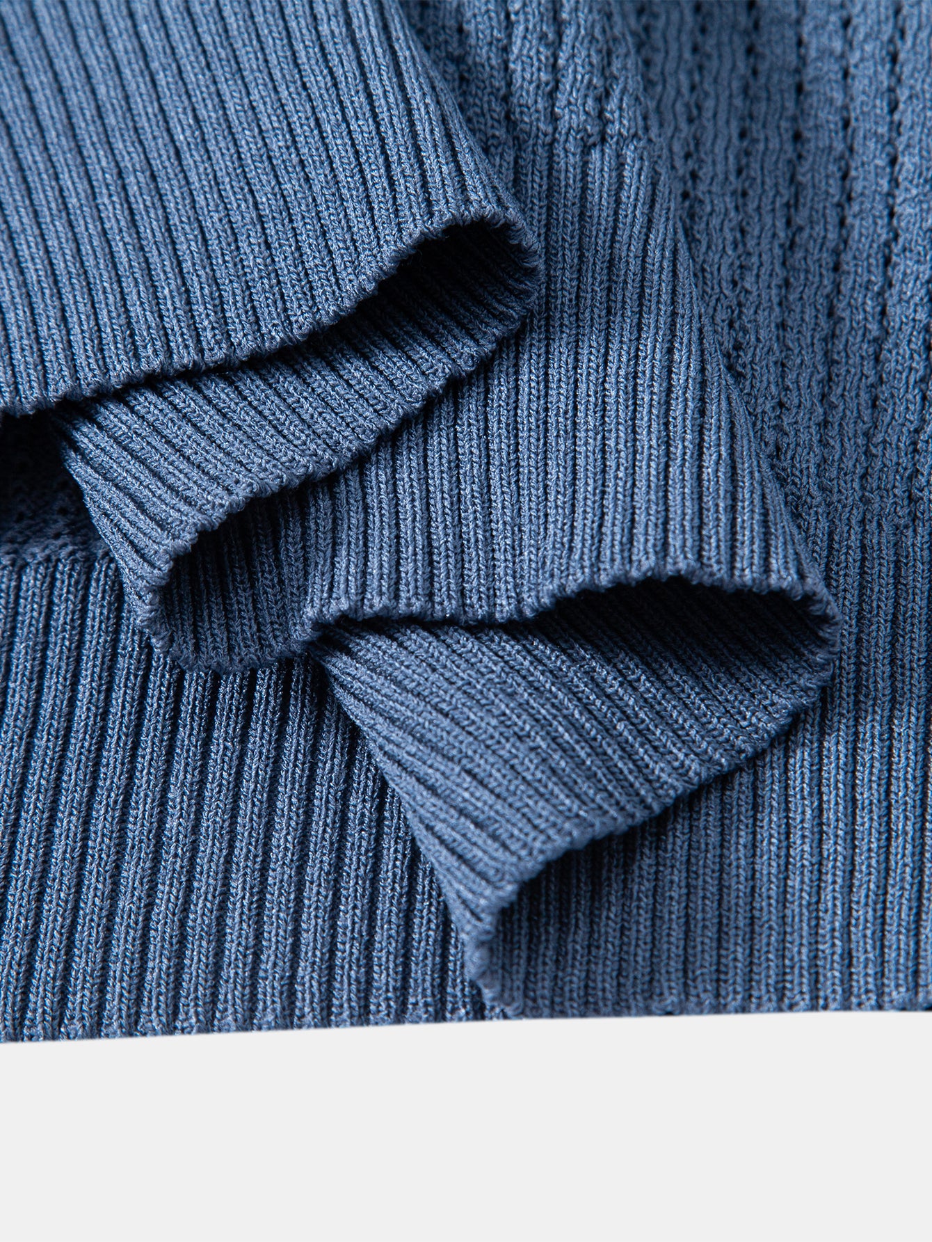 Strukturierte gehäkelte Poloshirts aus Strickstoff - Image 13