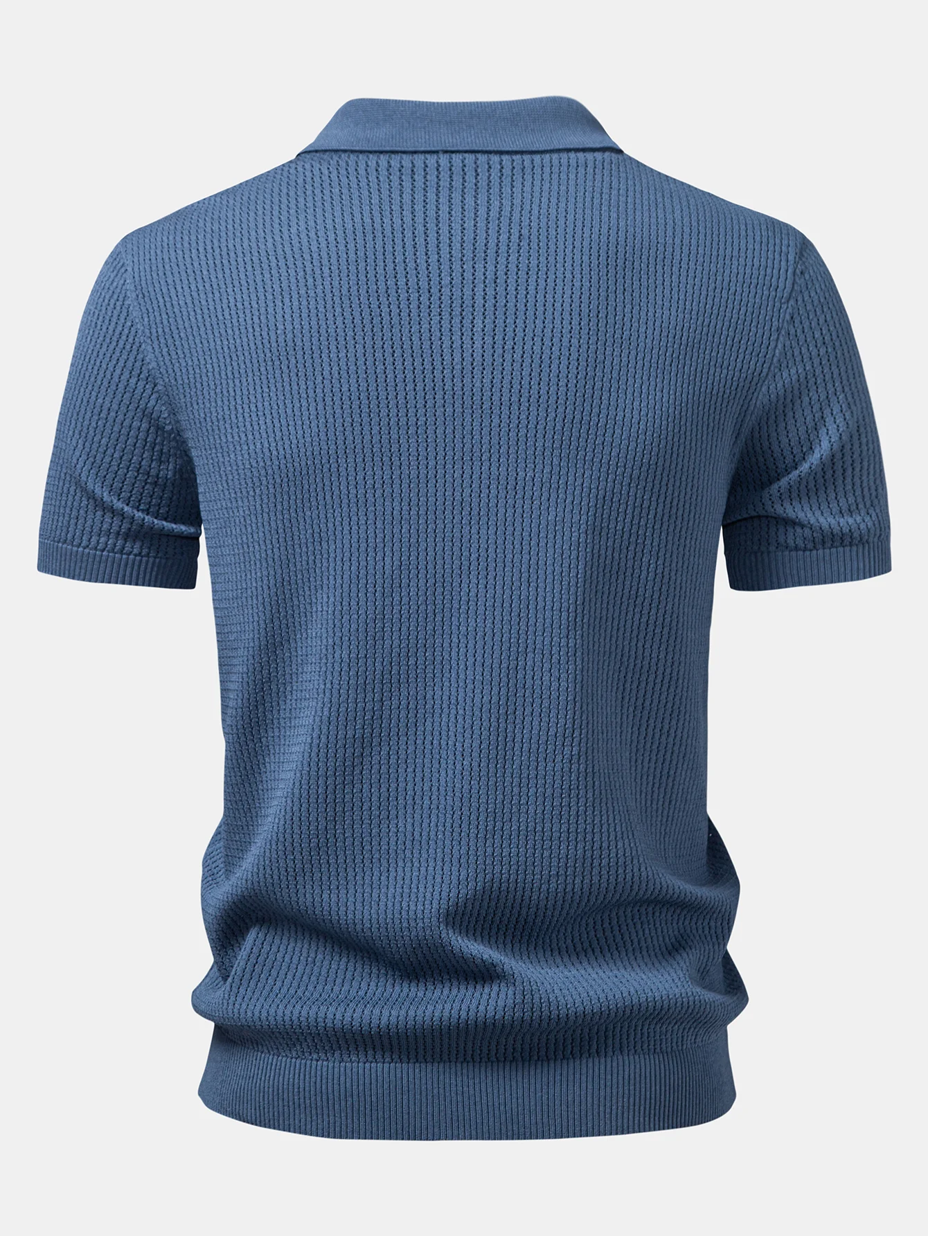 Strukturierte gehäkelte Poloshirts aus Strickstoff - Image 2
