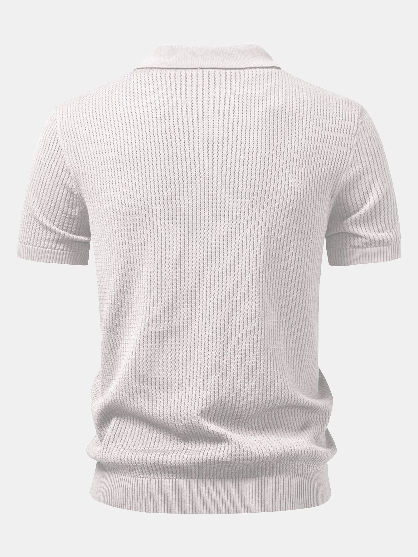 Strukturierte gehäkelte Poloshirts aus Strickstoff - Image 6