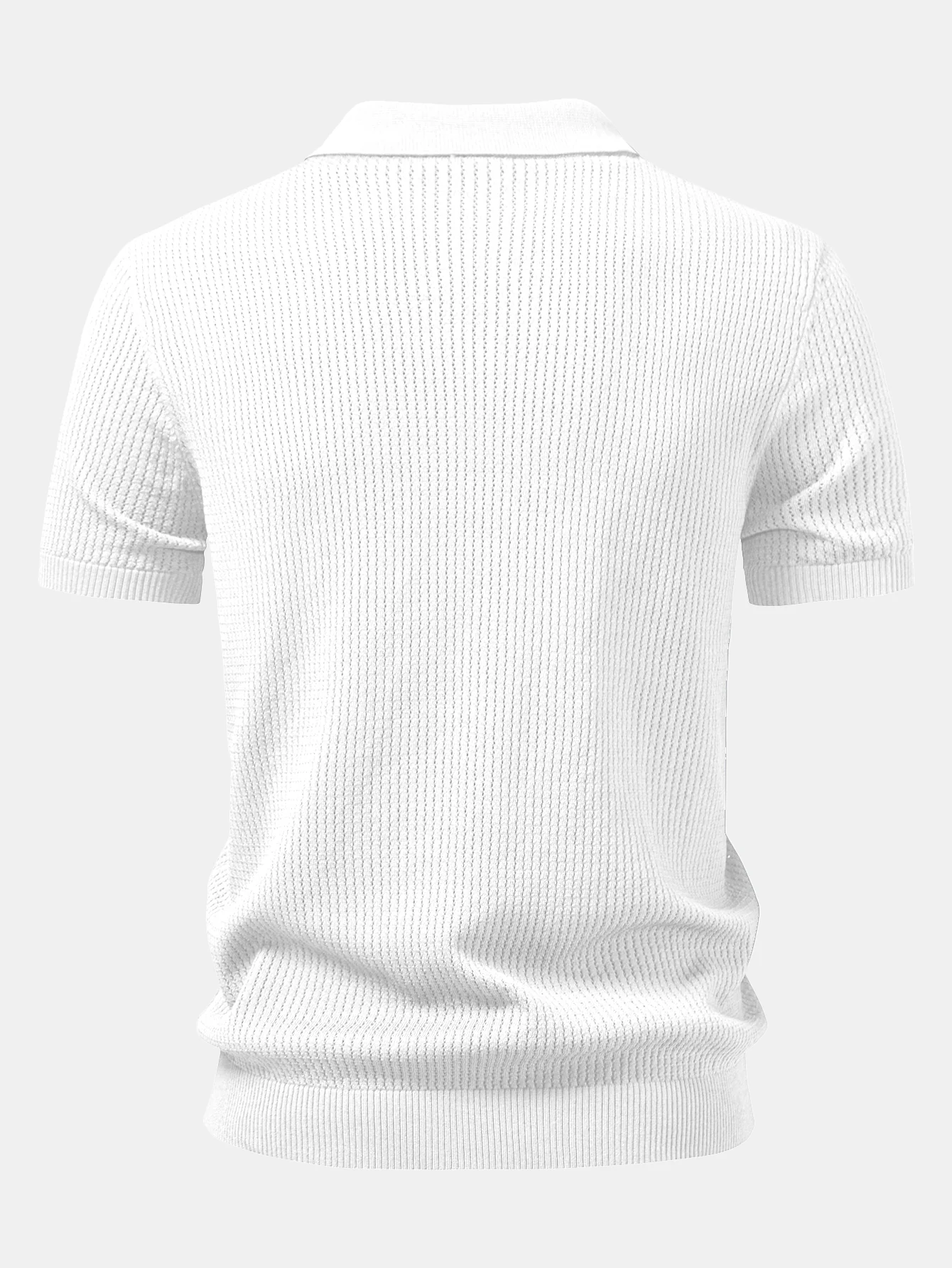 Strukturierte gehäkelte Poloshirts aus Strickstoff - Image 8