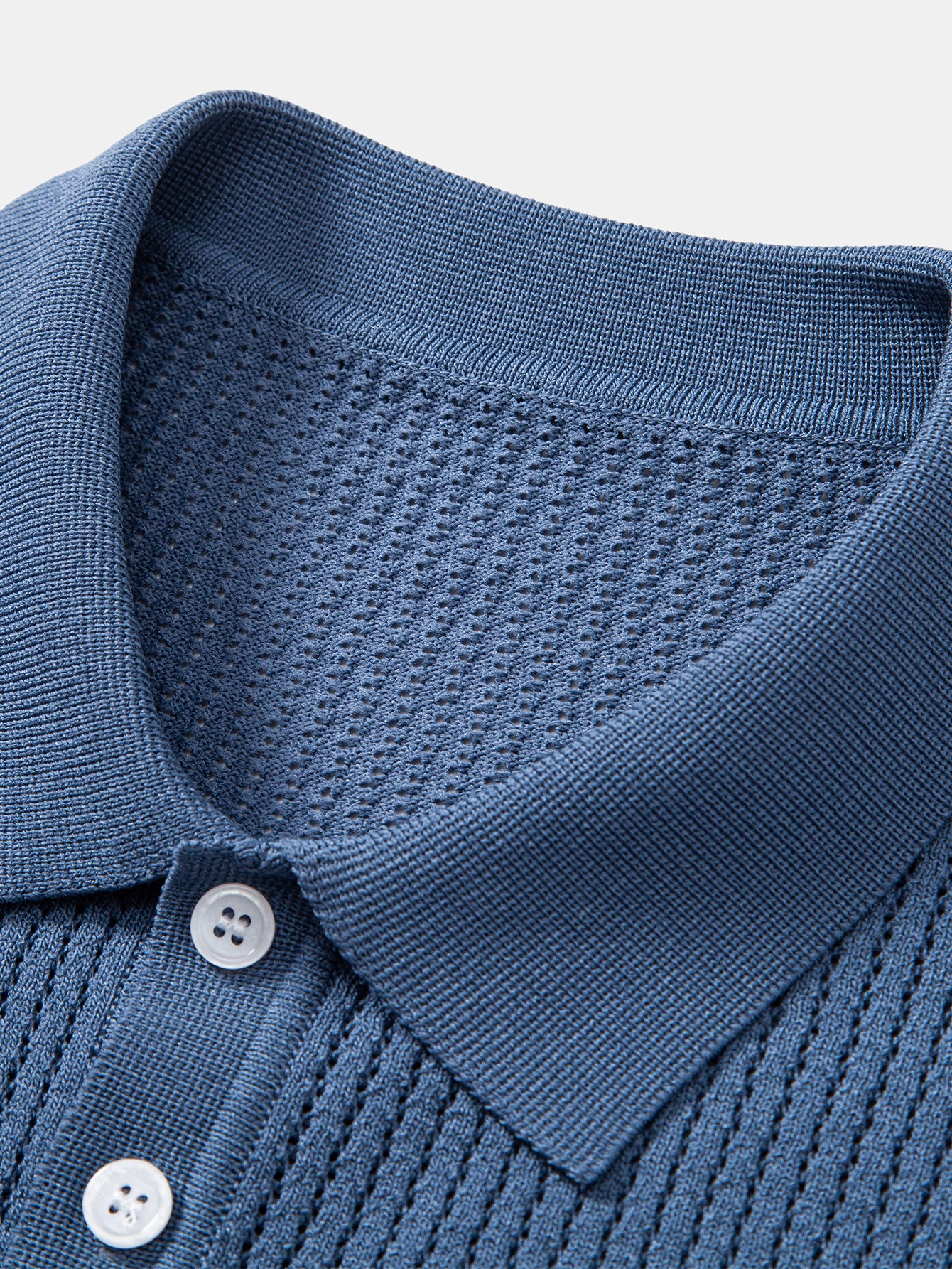 Strukturierte gehäkelte Poloshirts aus Strickstoff - Image 9