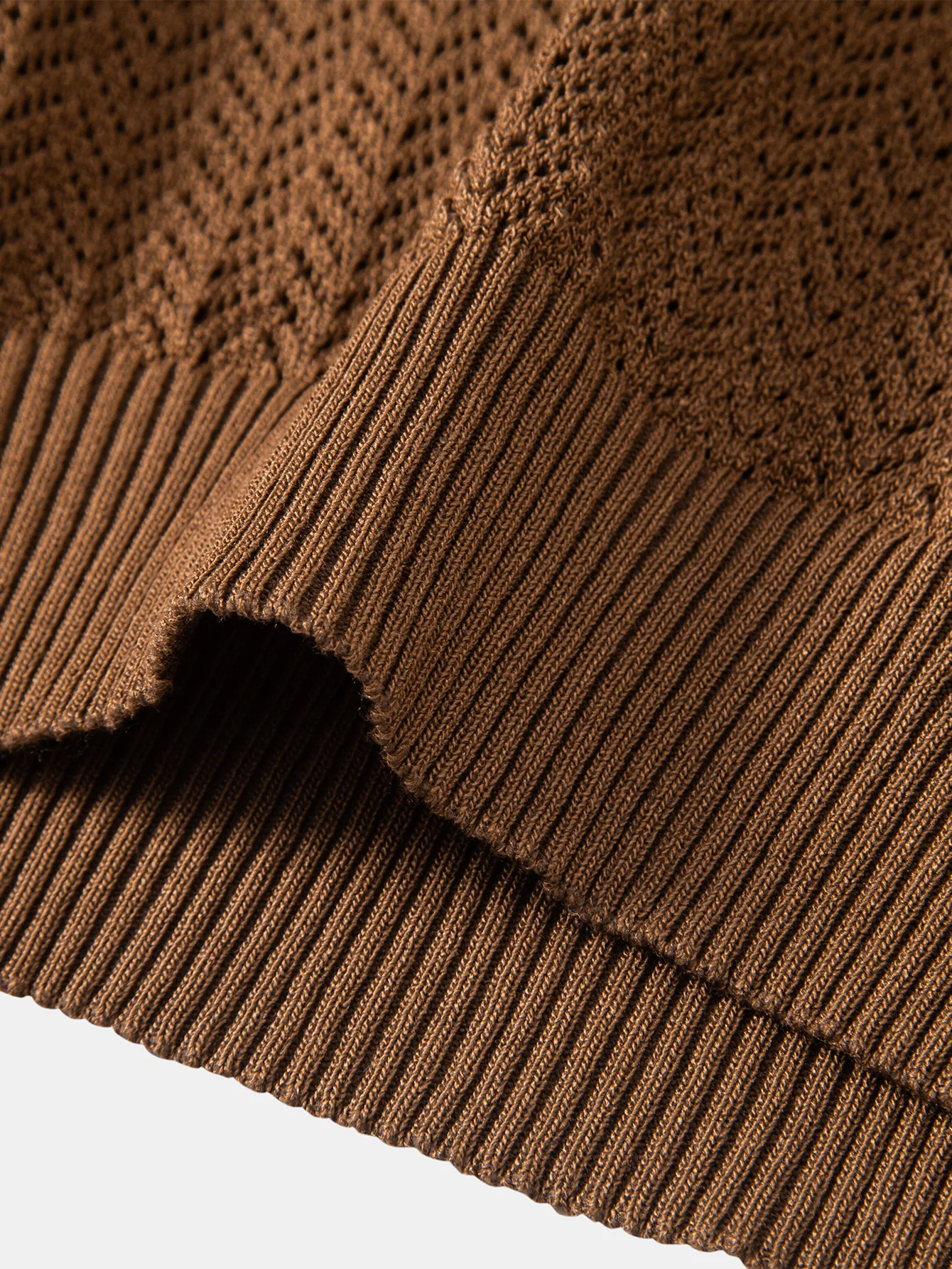 Strukturierte Häkel-Poloshirts mit V-Ausschnitt - Image 13