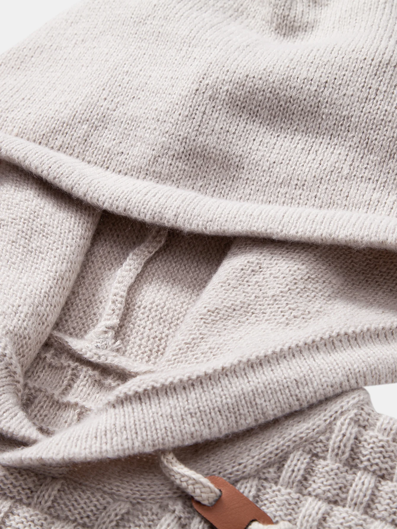 Strukturierter Kapuzenpullover - Image 3