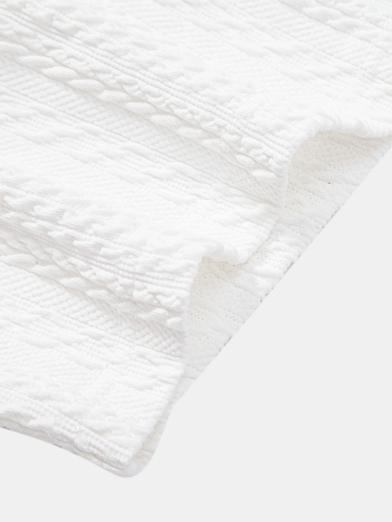 Strukturiertes Jacquard-Strick-Poloshirts-Shirt - Image 9
