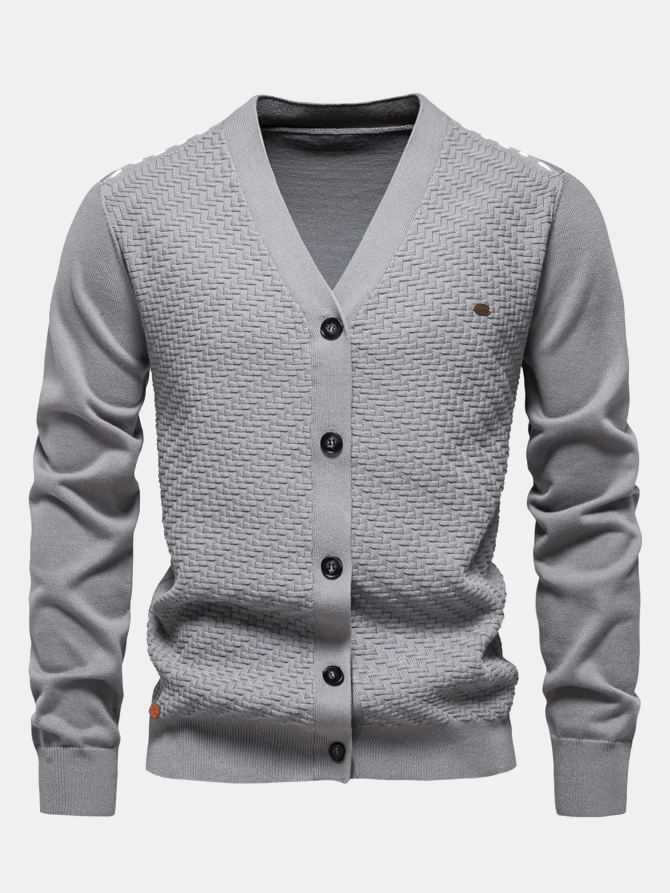 Strukturierter Strickcardigan - Image 5