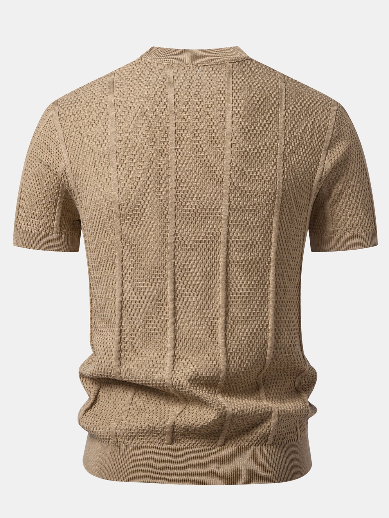 Textured Knit T-Shirt - Image 2