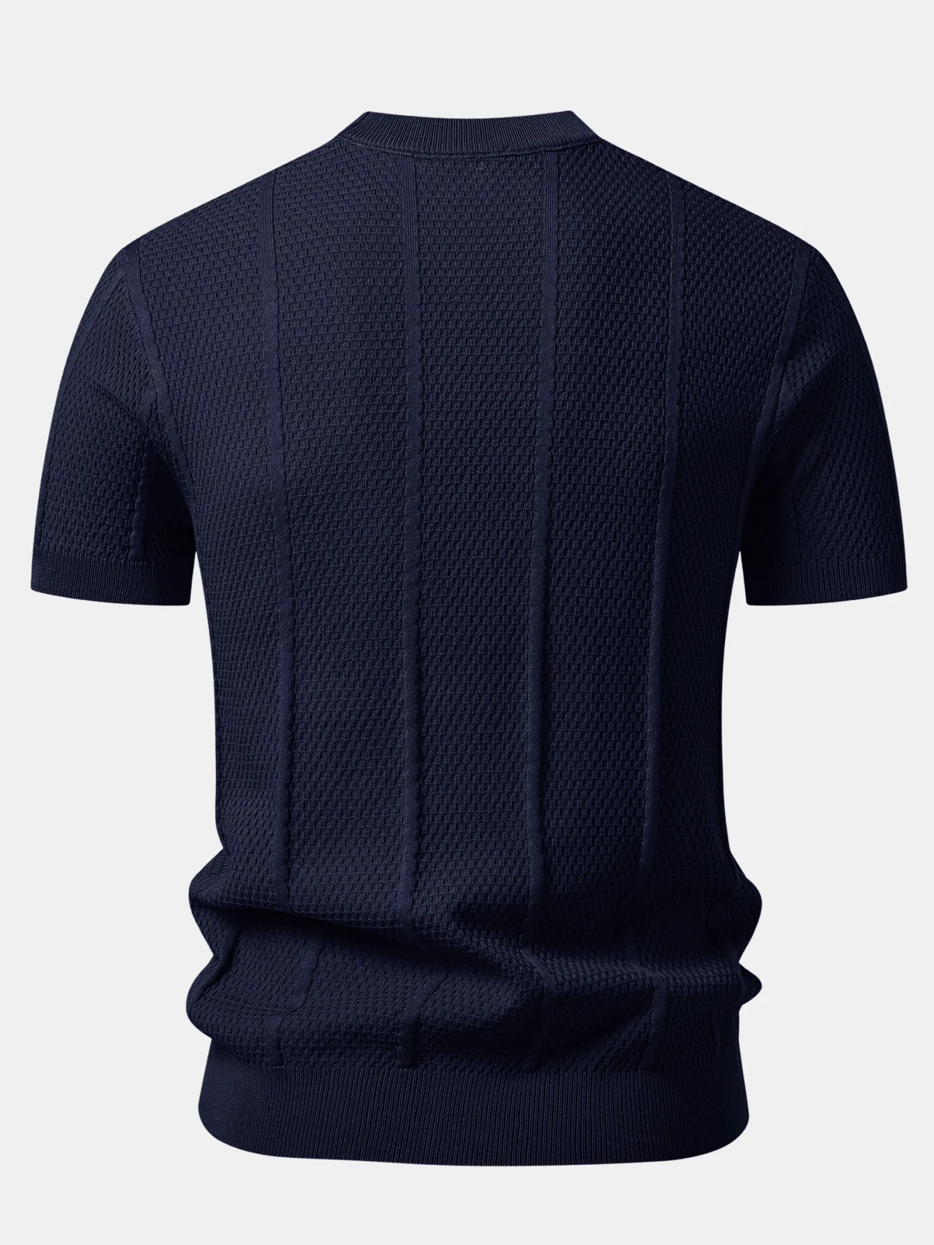 Textured Knit T-Shirt - Image 6