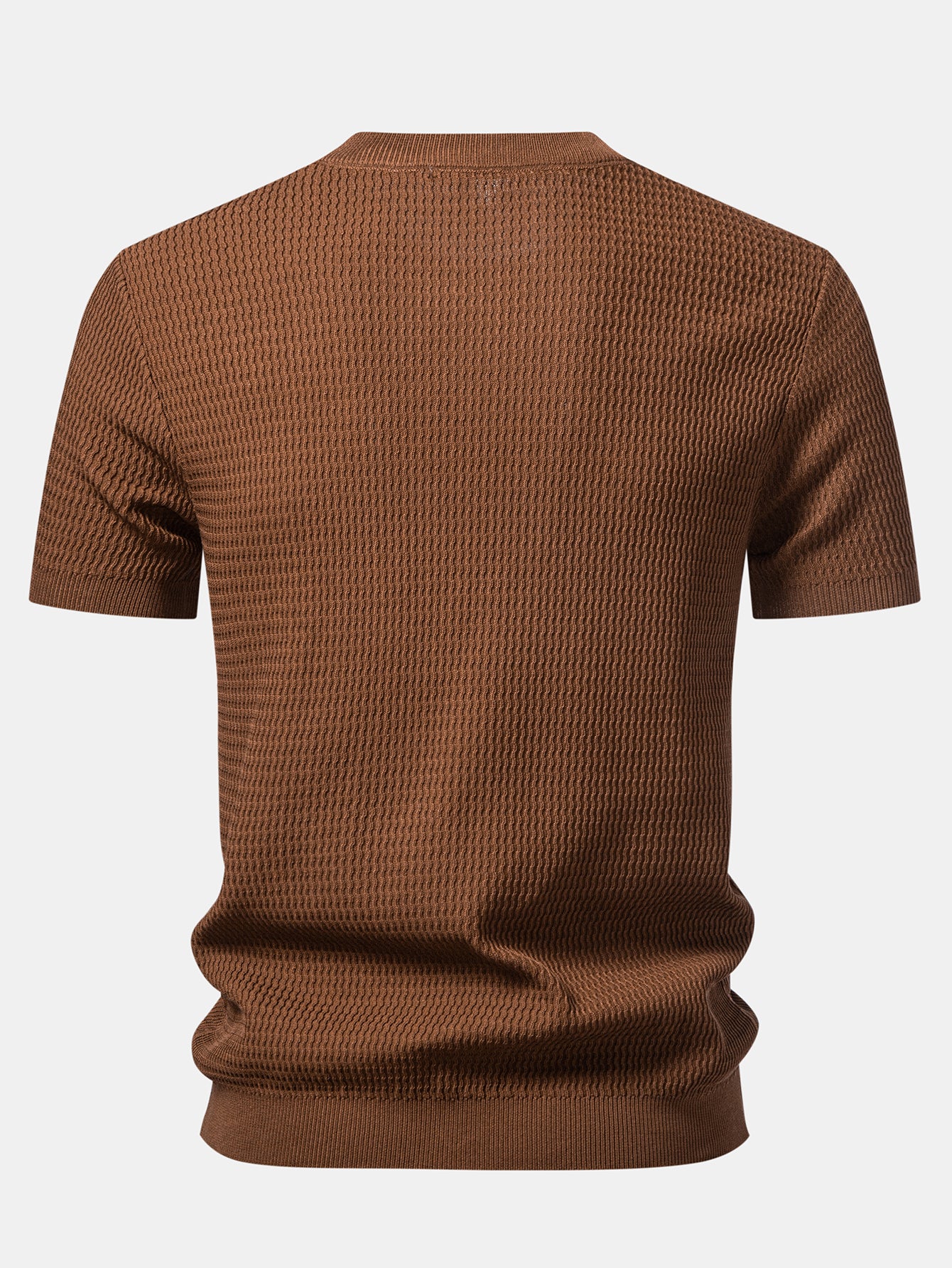 Textured Knit T-Shirt - Image 10