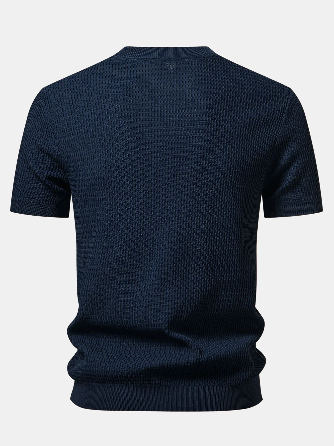 Textured Knit T-Shirt - Image 6