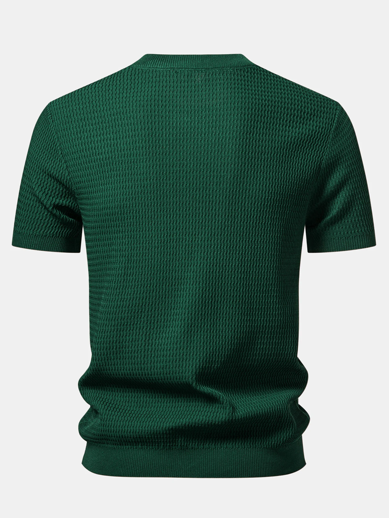 Textured Knit T-Shirt - Image 8