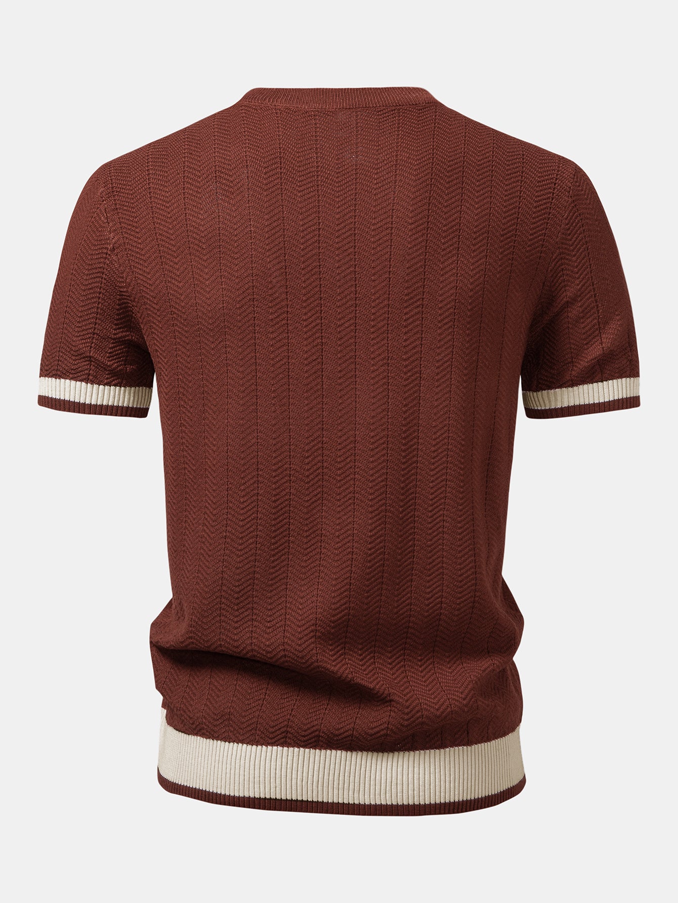 Strukturierte Strick-T-Shirt - Image 2