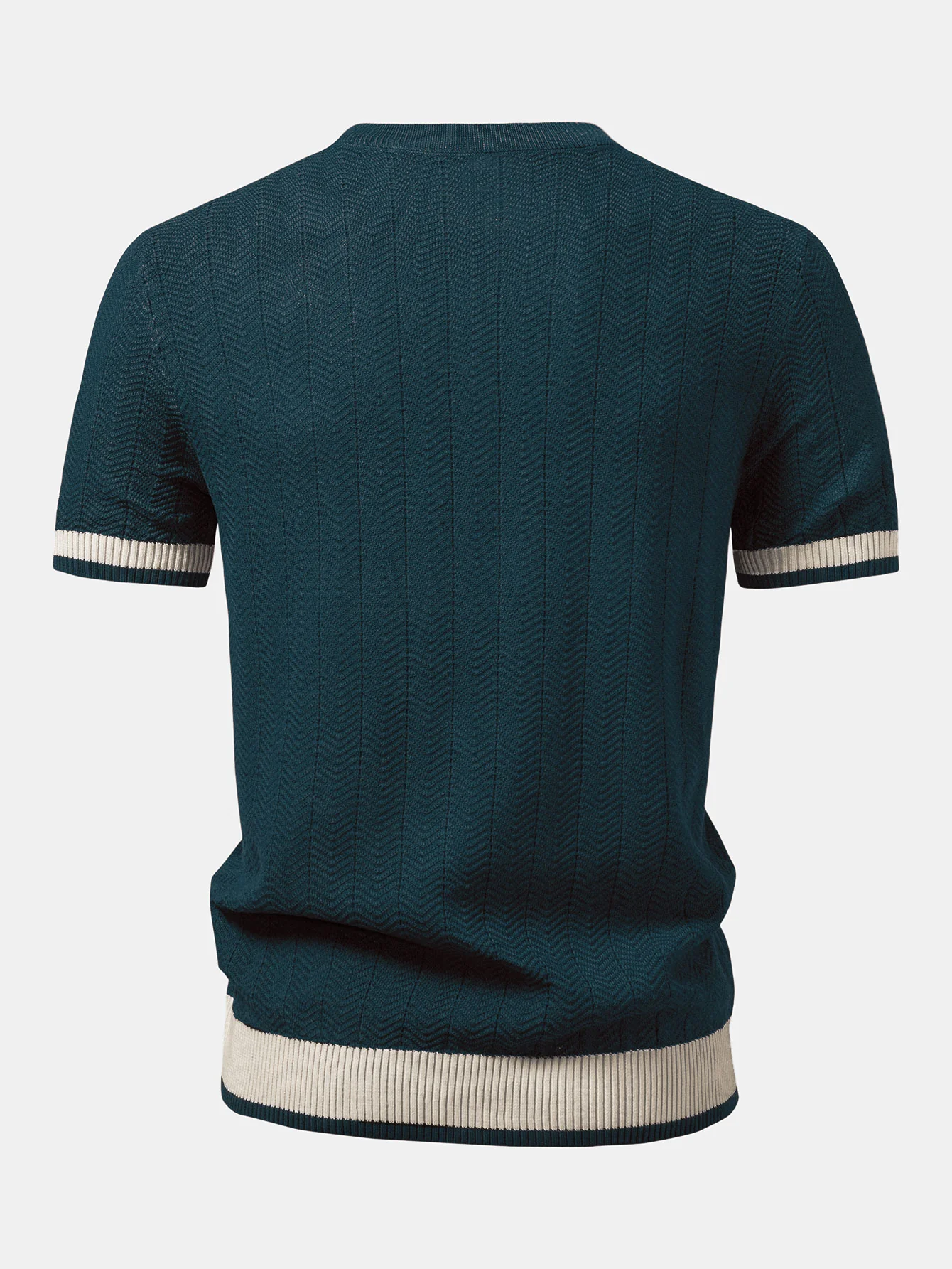 Strukturierte Strick-T-Shirt - Image 4