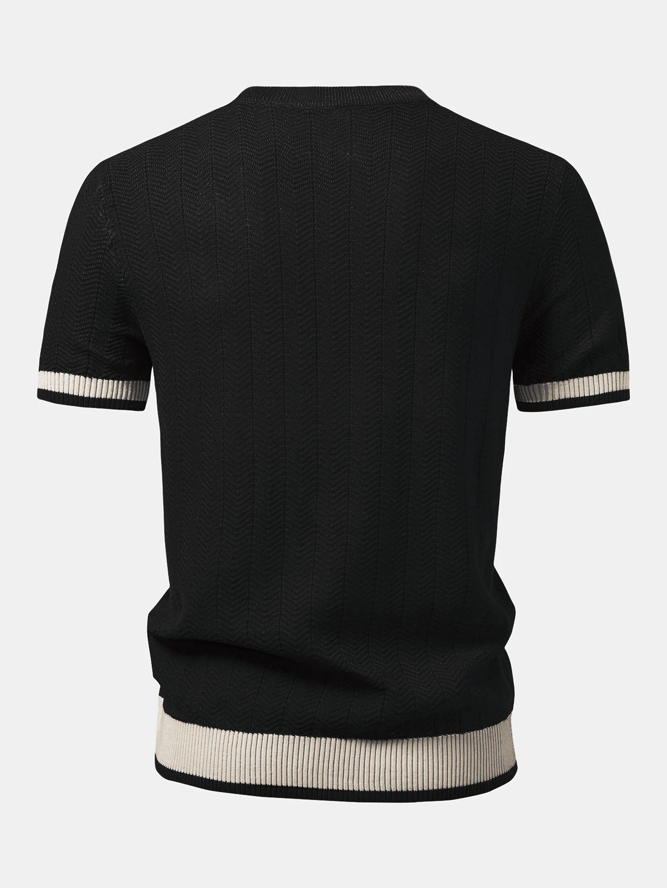 Strukturierte Strick-T-Shirt - Image 6