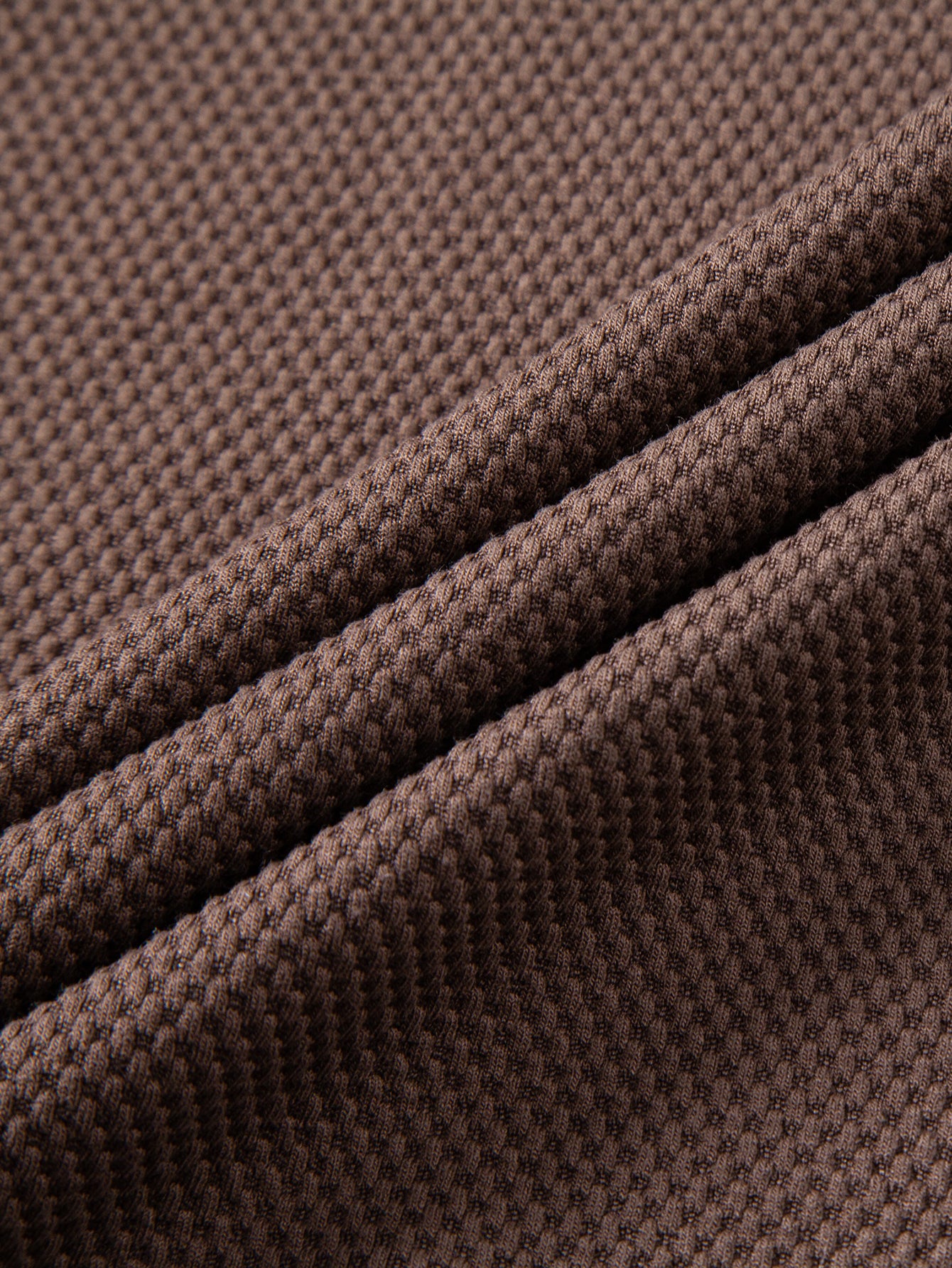 Textured Mock Neck T-Shirt - Image 14