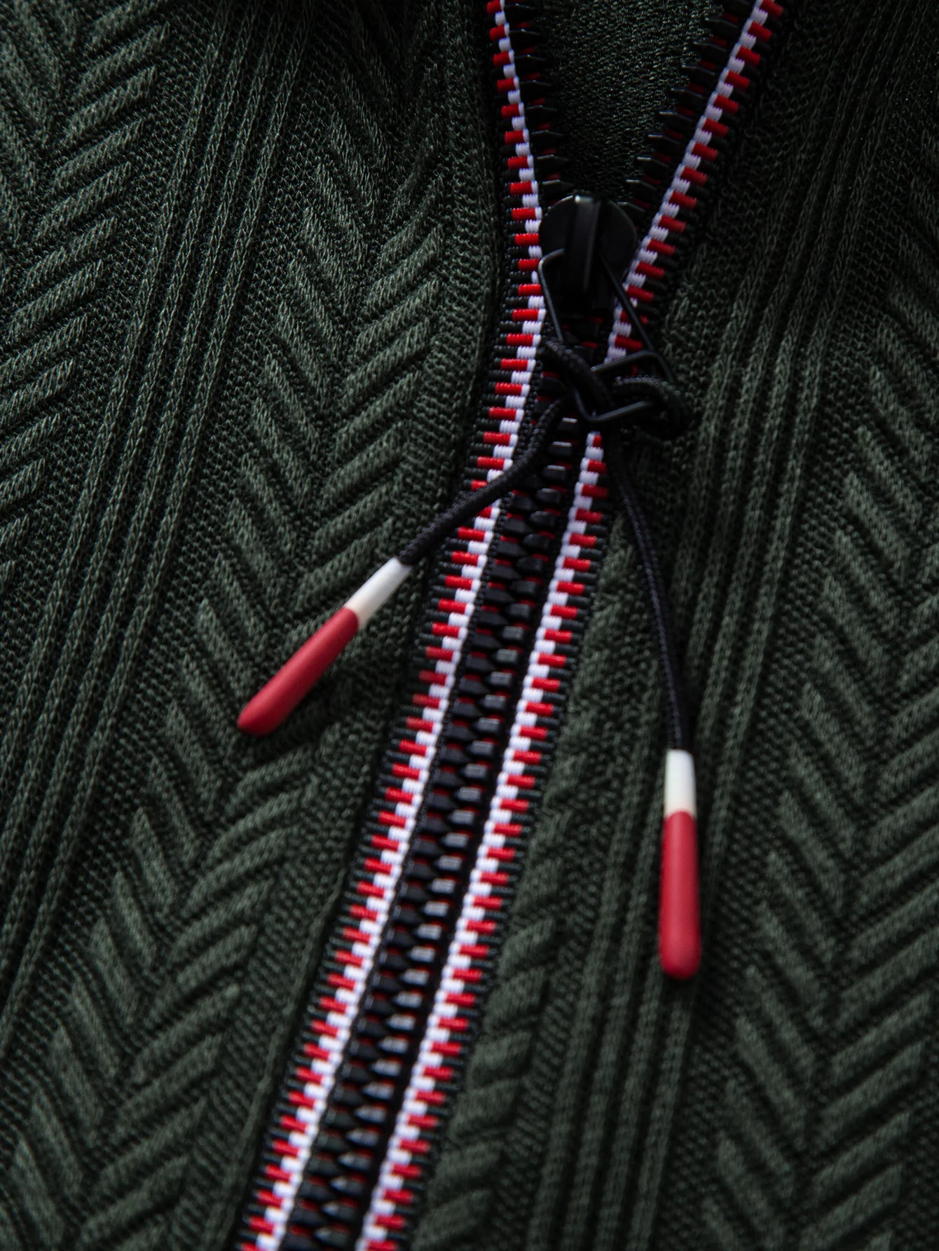 Textured Zipper Polo - Image 16