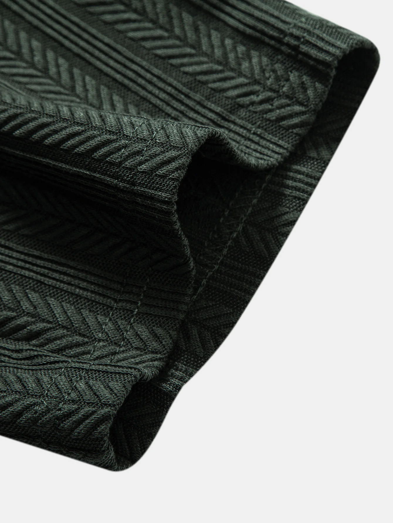 Textured Zipper Polo - Image 17