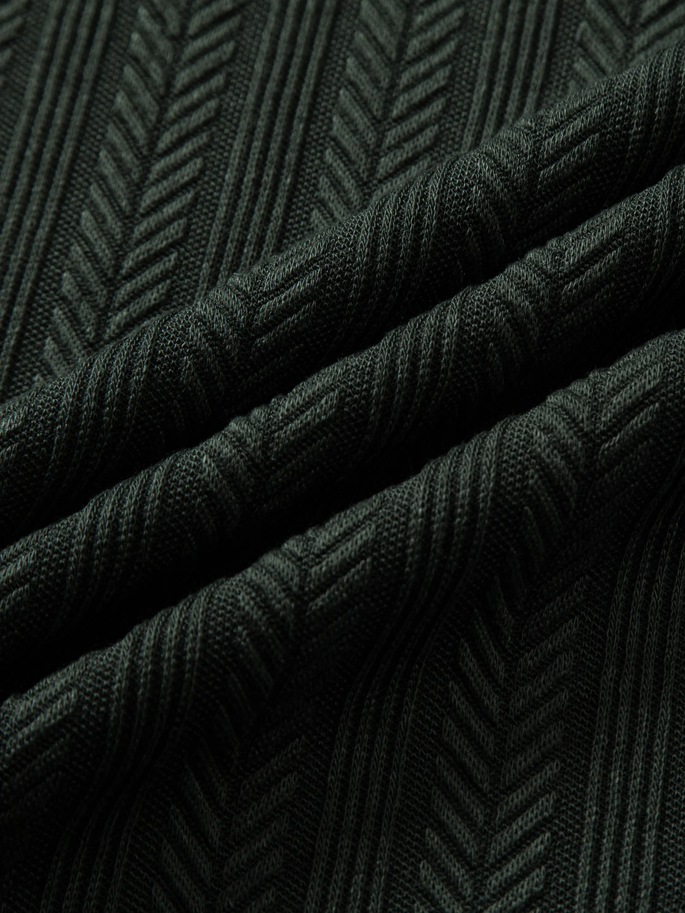 Textured Zipper Polo - Image 18