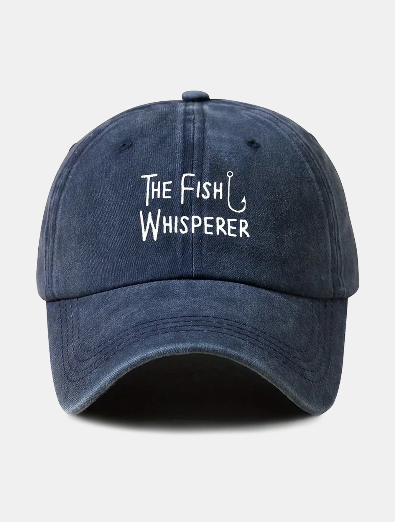 Die Fish Whisperer Print Baseballkappe - Image 2